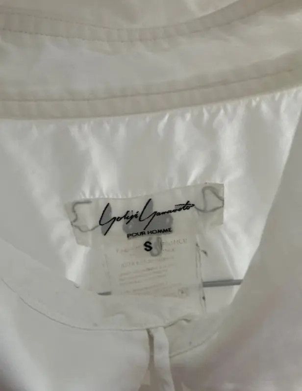 Yohji Yamamoto Yohji Yamamoto Shirt White Pour Homme Y'S EX0130 Size US S / EU 44-46 / 1 - 2 Thumbnail