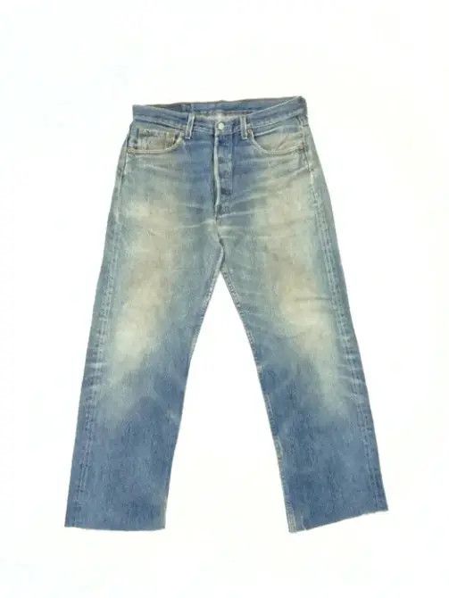 Levi's 90s Vintage Levi's 501 Made In USA Rusty Distressed Jeans Size US 32 / EU 48 - 1 Thumbnail