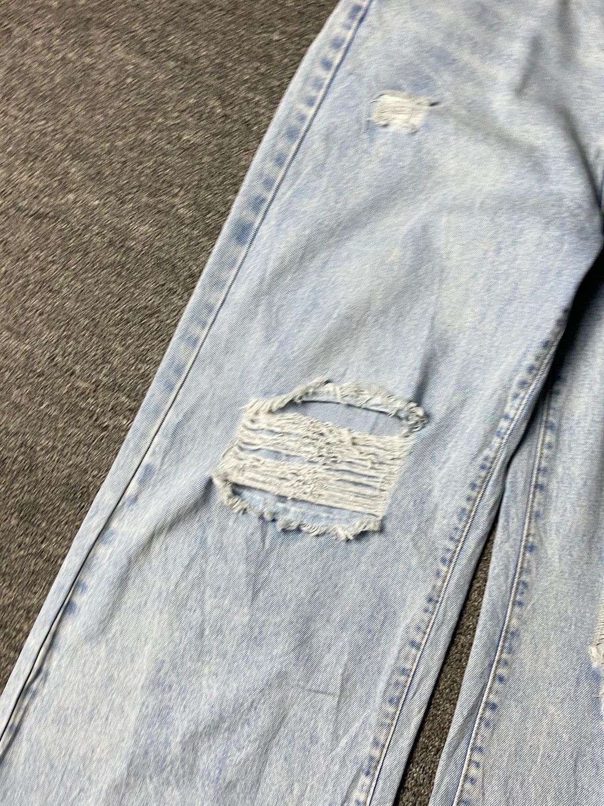 Shein SHEIN Baggy Cut Ripped Denim Jeans (162) Size US 30 / EU 46 - 8 Thumbnail