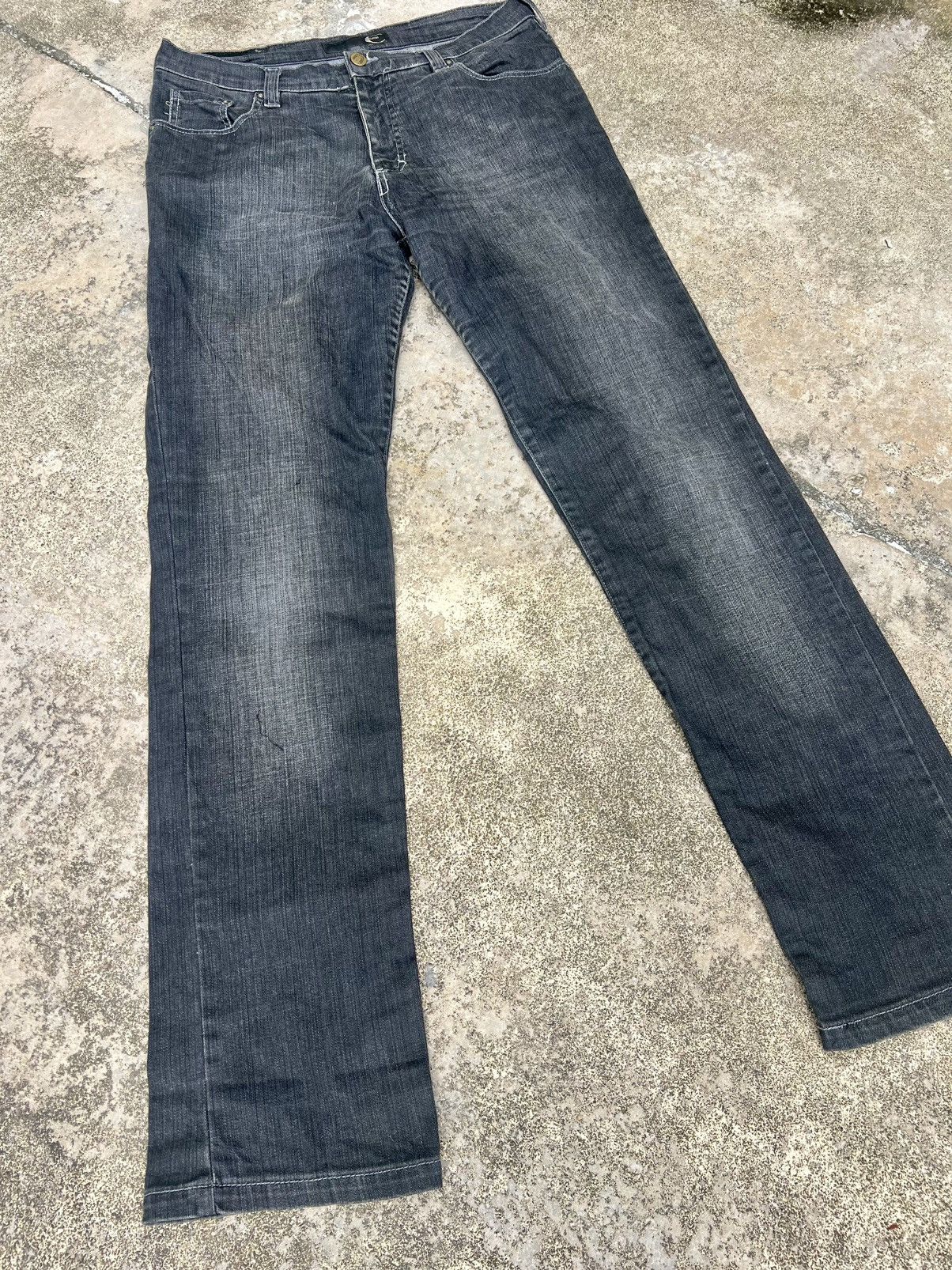 Just Cavalli Vintage Y2K Just Cavalli Rhinestones Jeans Black Denim Size US 34 / EU 50 - 3 Thumbnail