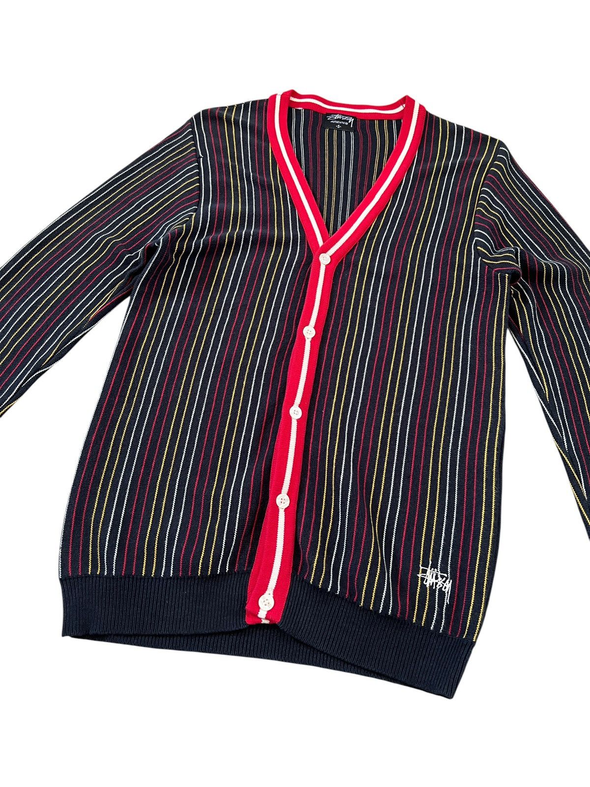 Stussy Stussy Multicolor Knit Cardigan Size US S / EU 44-46 / 1 - 6 Thumbnail