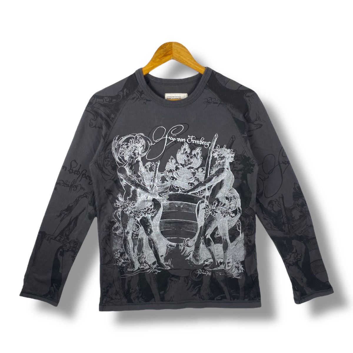 Japanese Brand MOTEL Die Ameisen Fullprint Graphic Longsleeve Tee Shirt Size US M / EU 48-50 / 2 - 1 Thumbnail