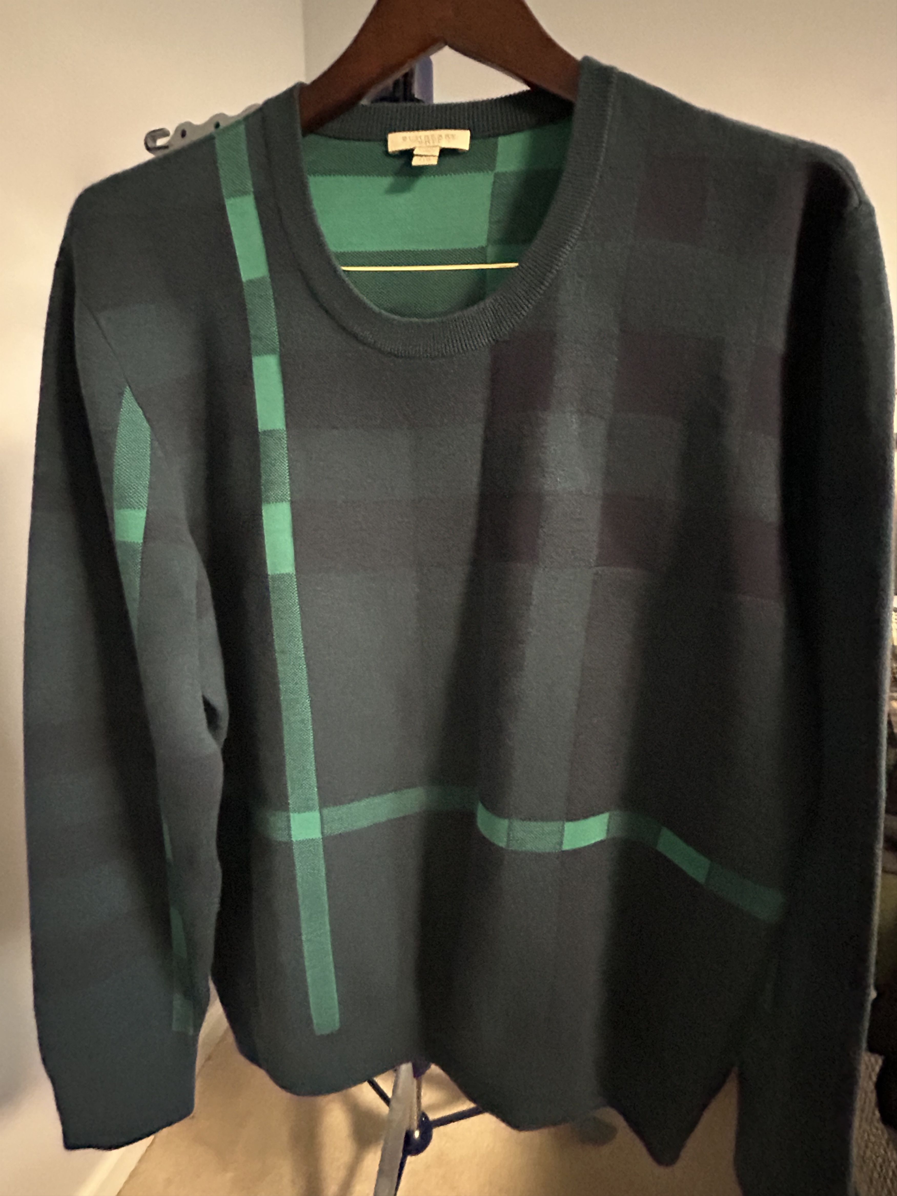 image of Burberry Brit in Green, Men's (Size 2XL)