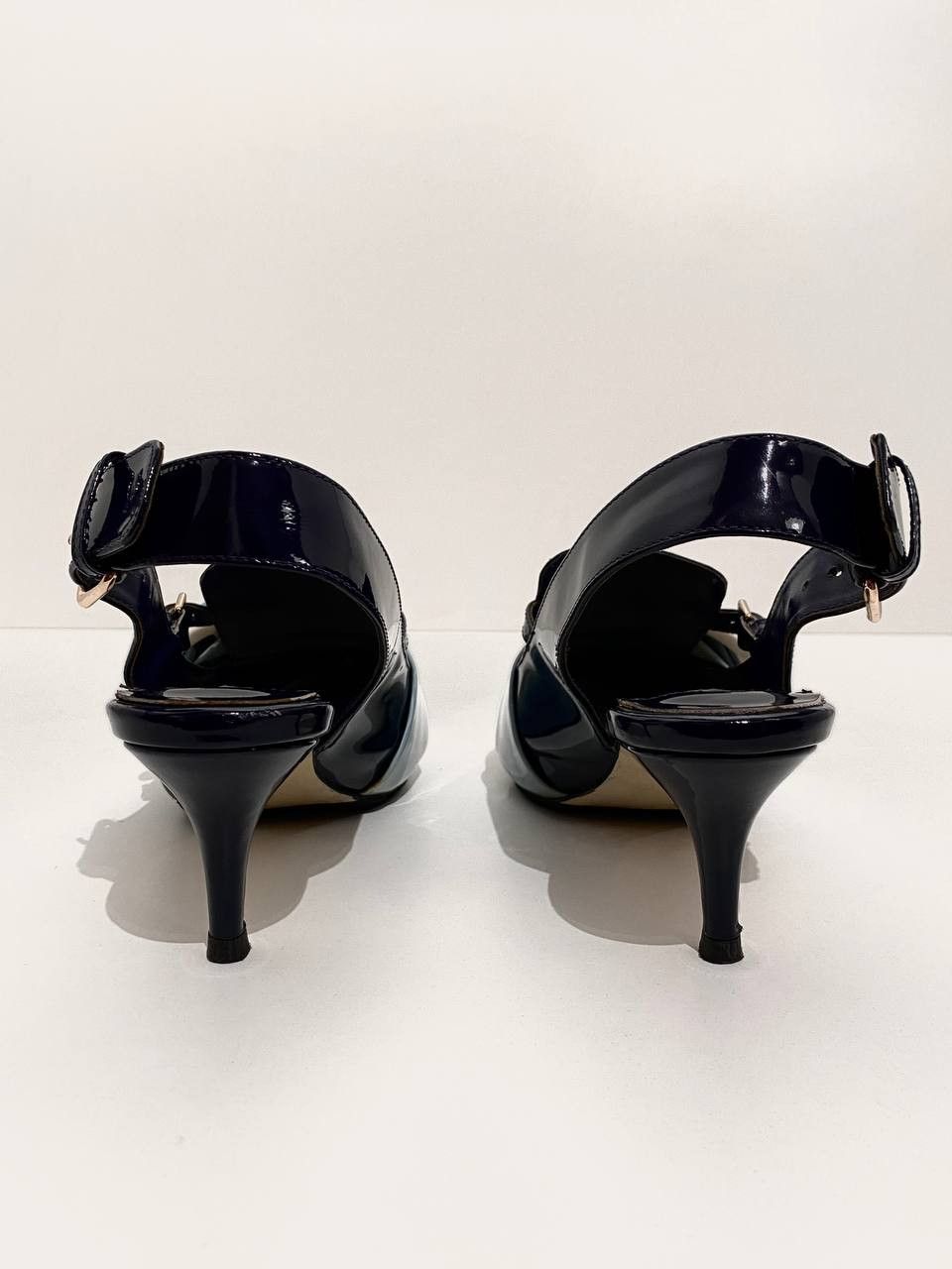 Miu Miu Miu Miu x Prada Patent Leather Point Toe Buckle Chunky Heels Size US 7 / IT 37 - 7 Thumbnail