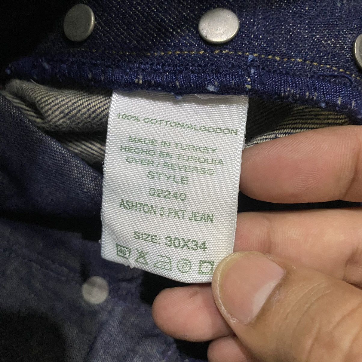 Polo Ralph Lauren 🔥DEADSTOCK🔥 Polo Jeans Co. Ralph Lauren Raw Denim Jeans 15oz Size US 30 / EU 46 - 18 Thumbnail