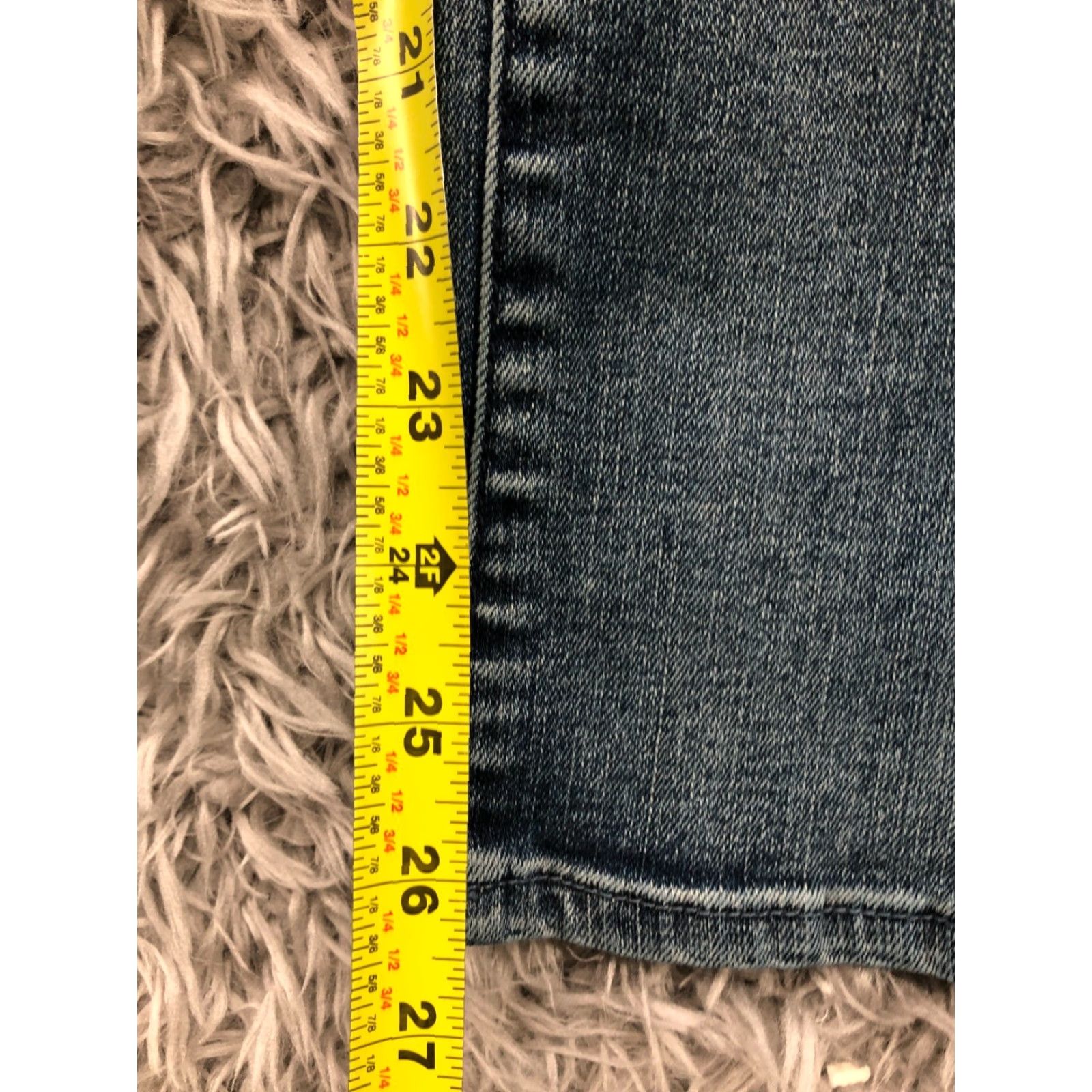 Vintage dELiA*s Morgan Skinny Jeans Size 4P Petite Womens Medium Wash Blue Jeans Size 27" / US 4 / IT 40 - 3 Thumbnail