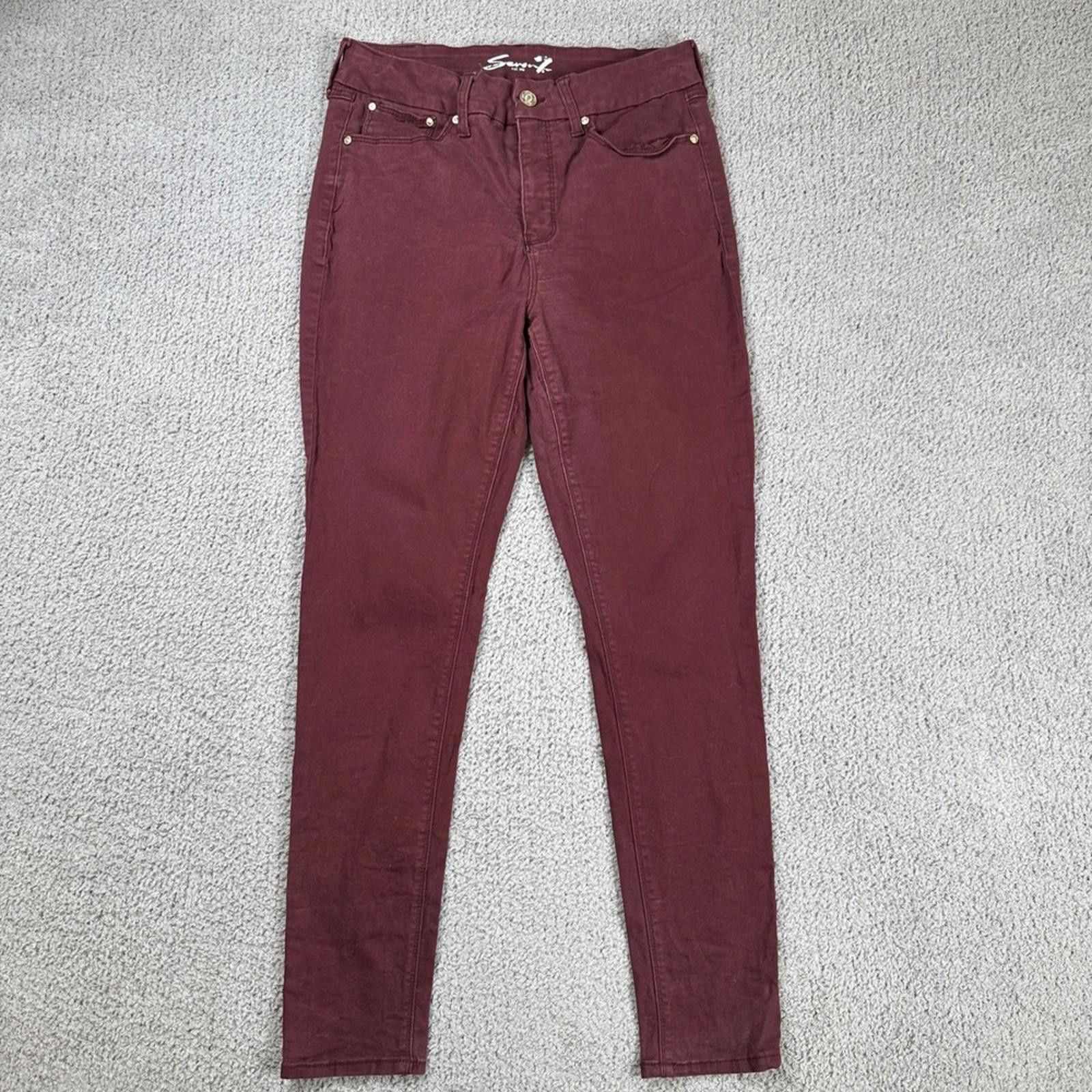 7 For All Mankind Seven 7 For All Mankind Women Skinny Jeans Womens 10 Denim Size 32" / US 10 / IT 46 - 1 Thumbnail