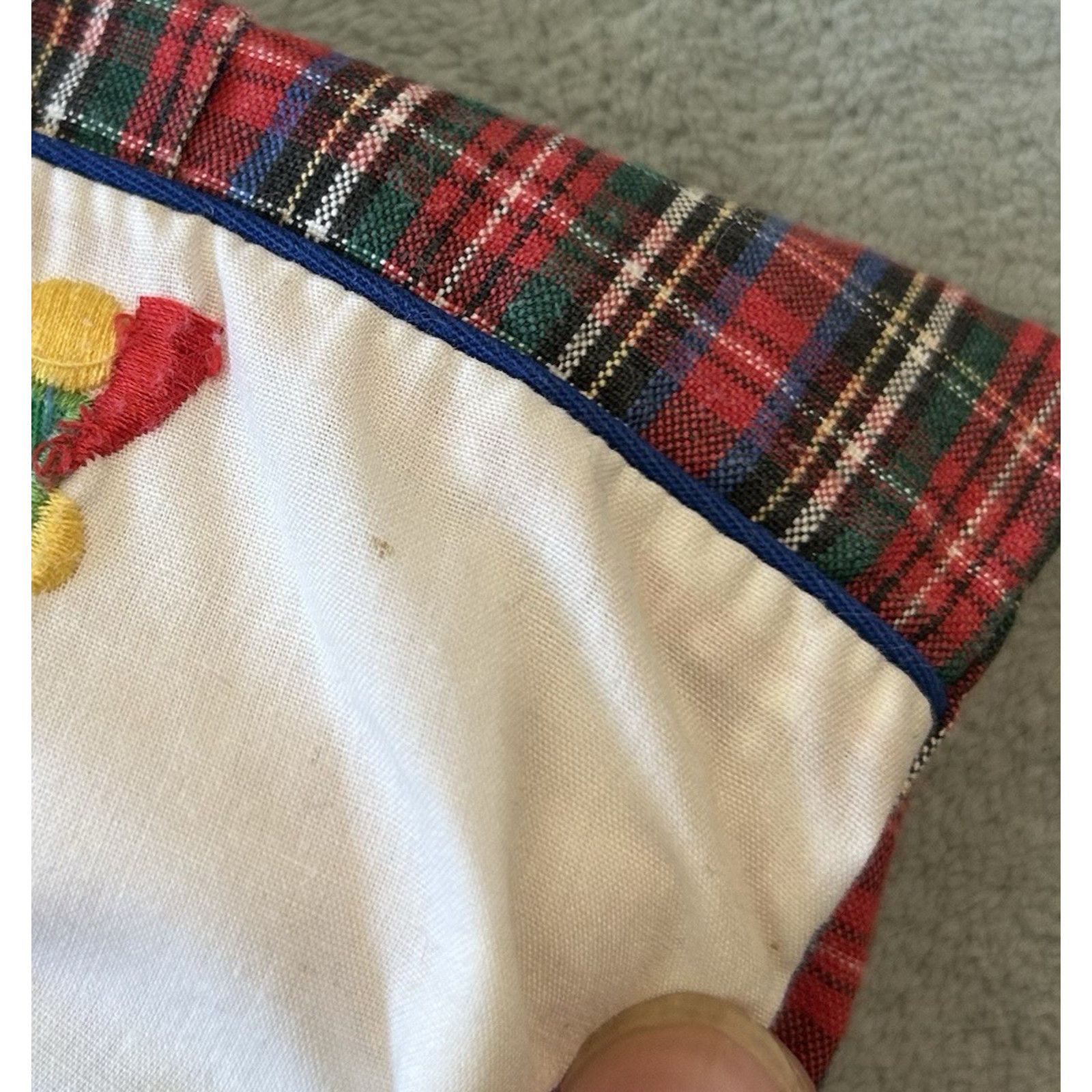 Disney Vintage 90s Plaid Picnic Stripe Romper Baby Toddler 6-9month Size US 26 / EU 42 - 9 Thumbnail