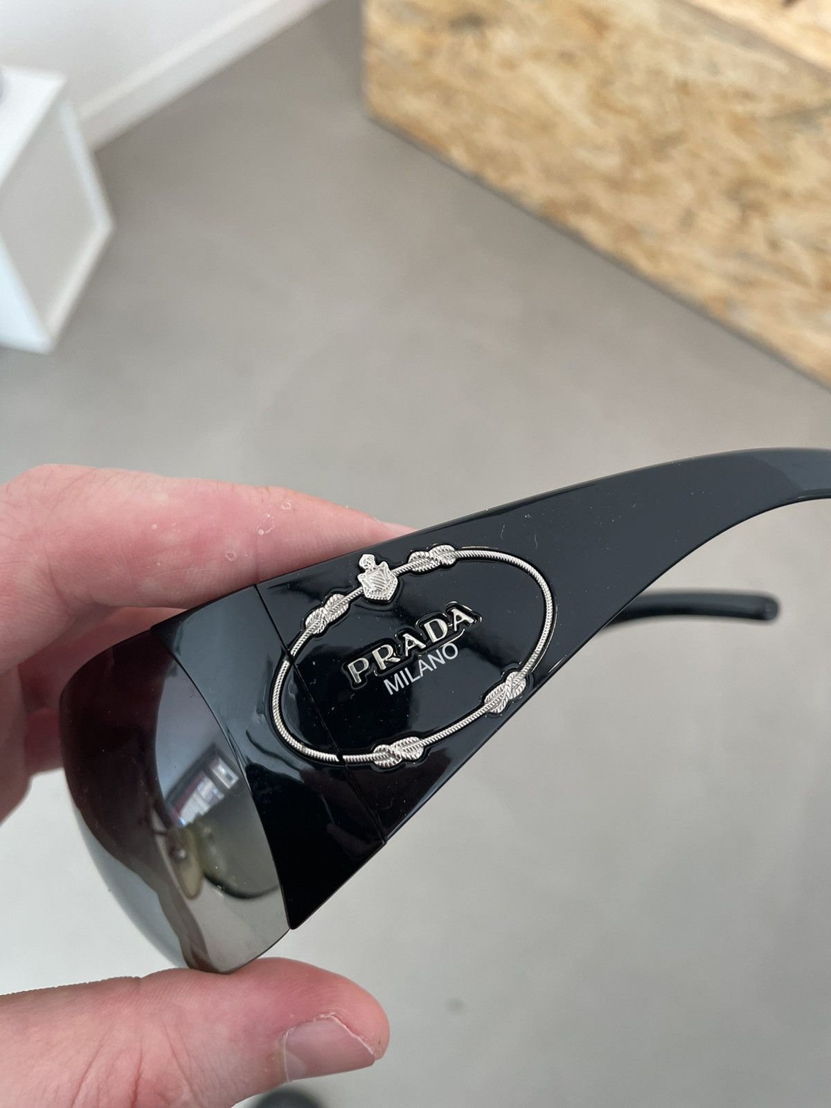 Prada Prada shied logo sunglasses Size ONE SIZE - 3 Thumbnail