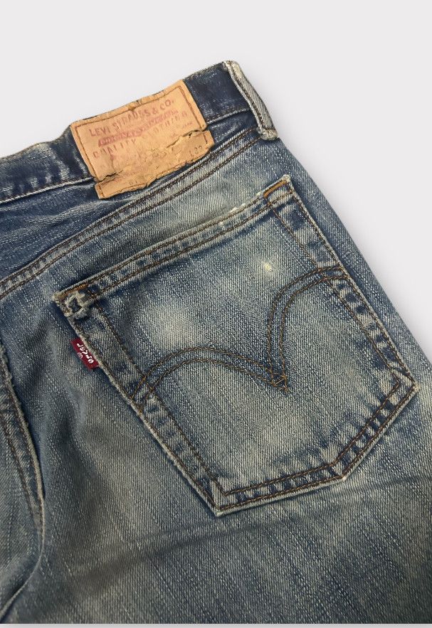 Levi's Vintage Clothing Vintage Trashed Levis 517 flared jeans / bell bottom Size US 31 - 8 Thumbnail