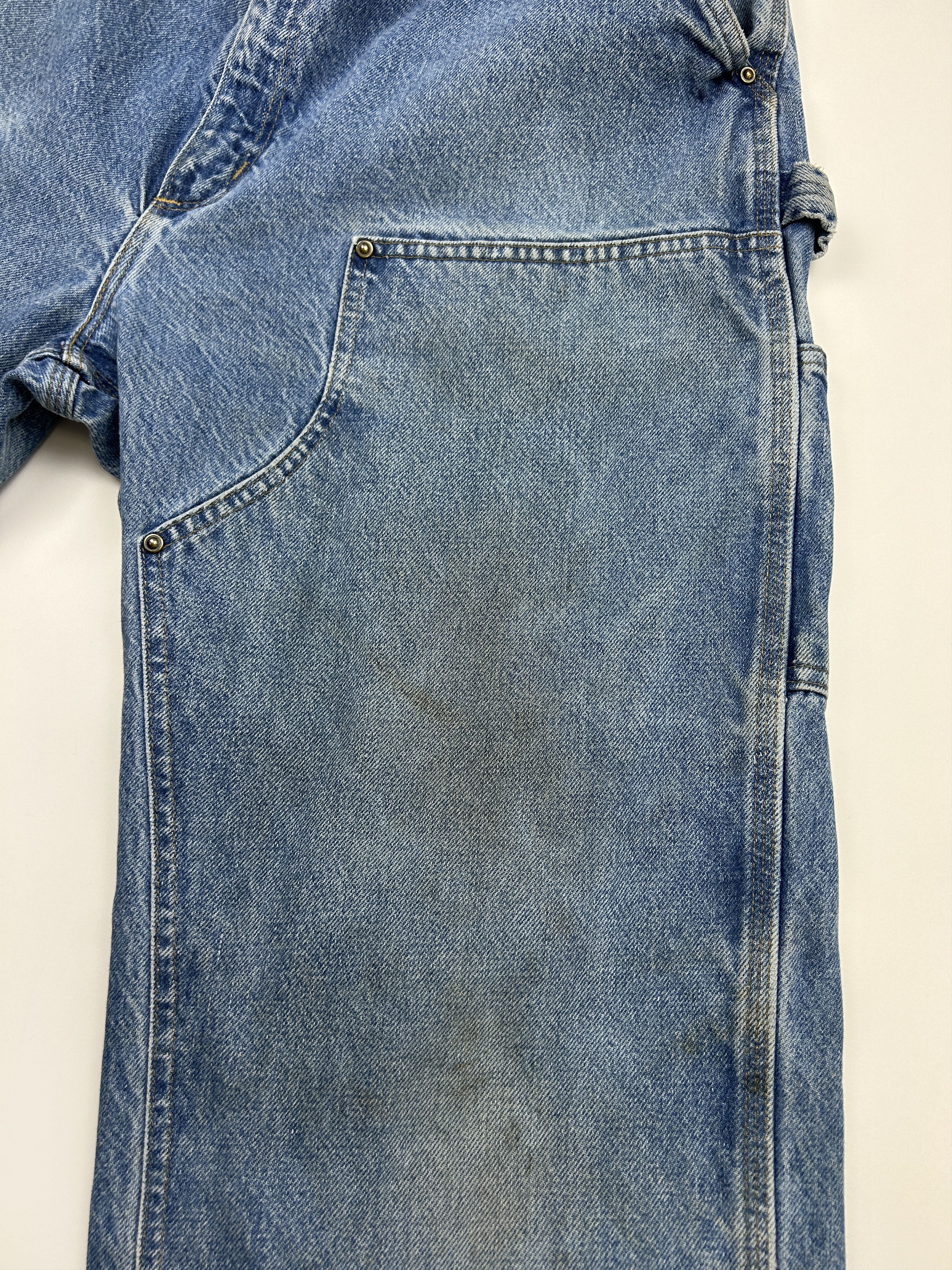 Carhartt Vintage Carhartt Denim Work-Wear Double Knee Pants Size 37W Size US 37 - 5 Thumbnail