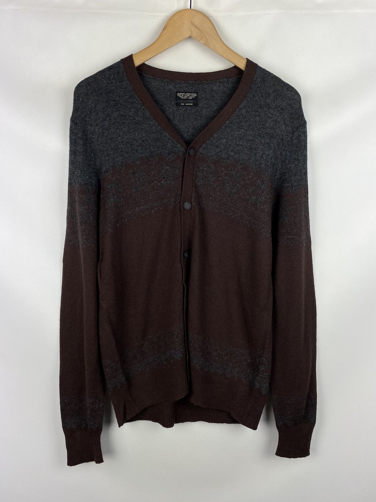 Allsaints × Japanese Brand Allsaints Scafell wool / alpaca men’s cardigan sweater Size US M / EU 48-50 / 2 - 1 Thumbnail
