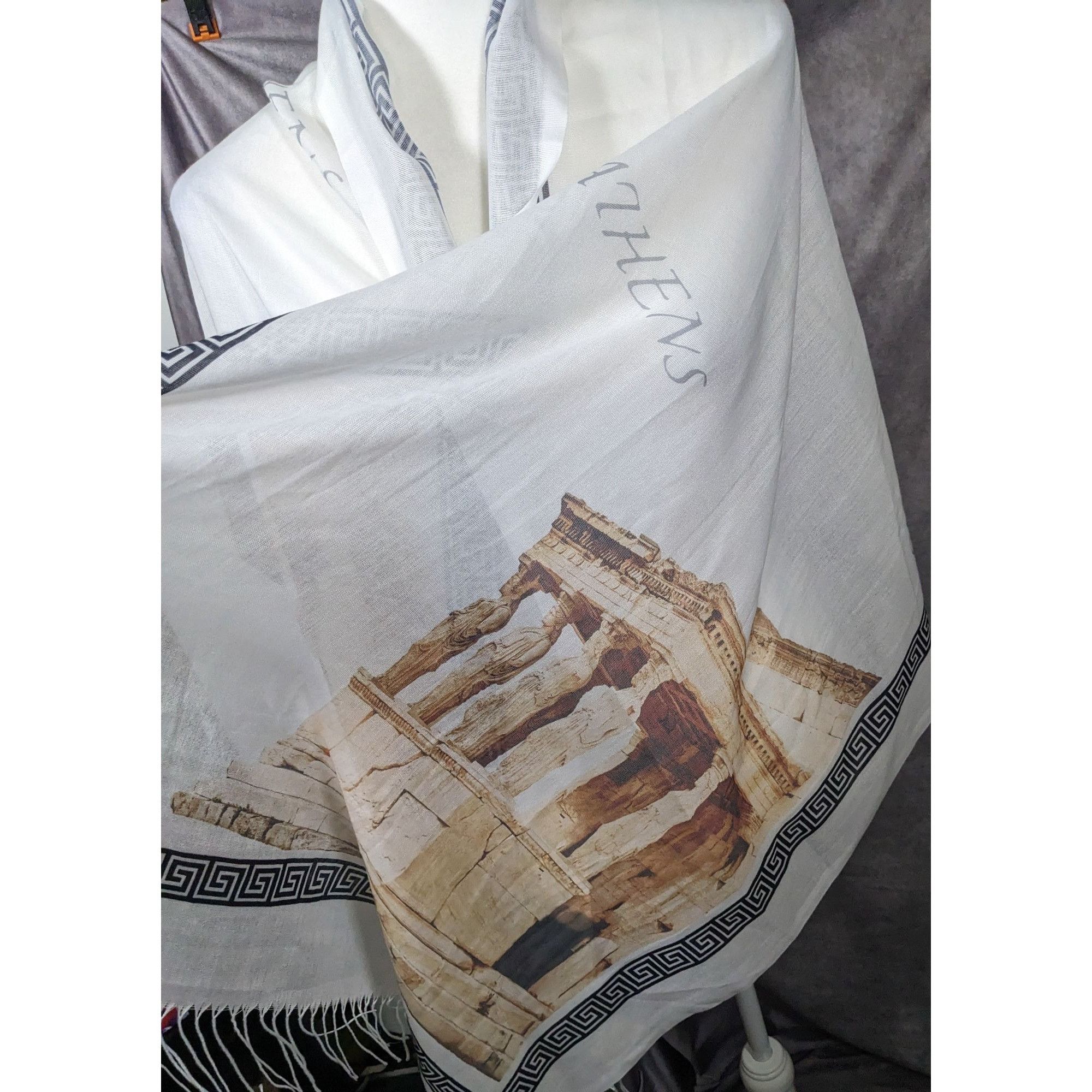 Other Linda Accessories Athens Greece Souvenir Scarf Size ONE SIZE - 5 Thumbnail