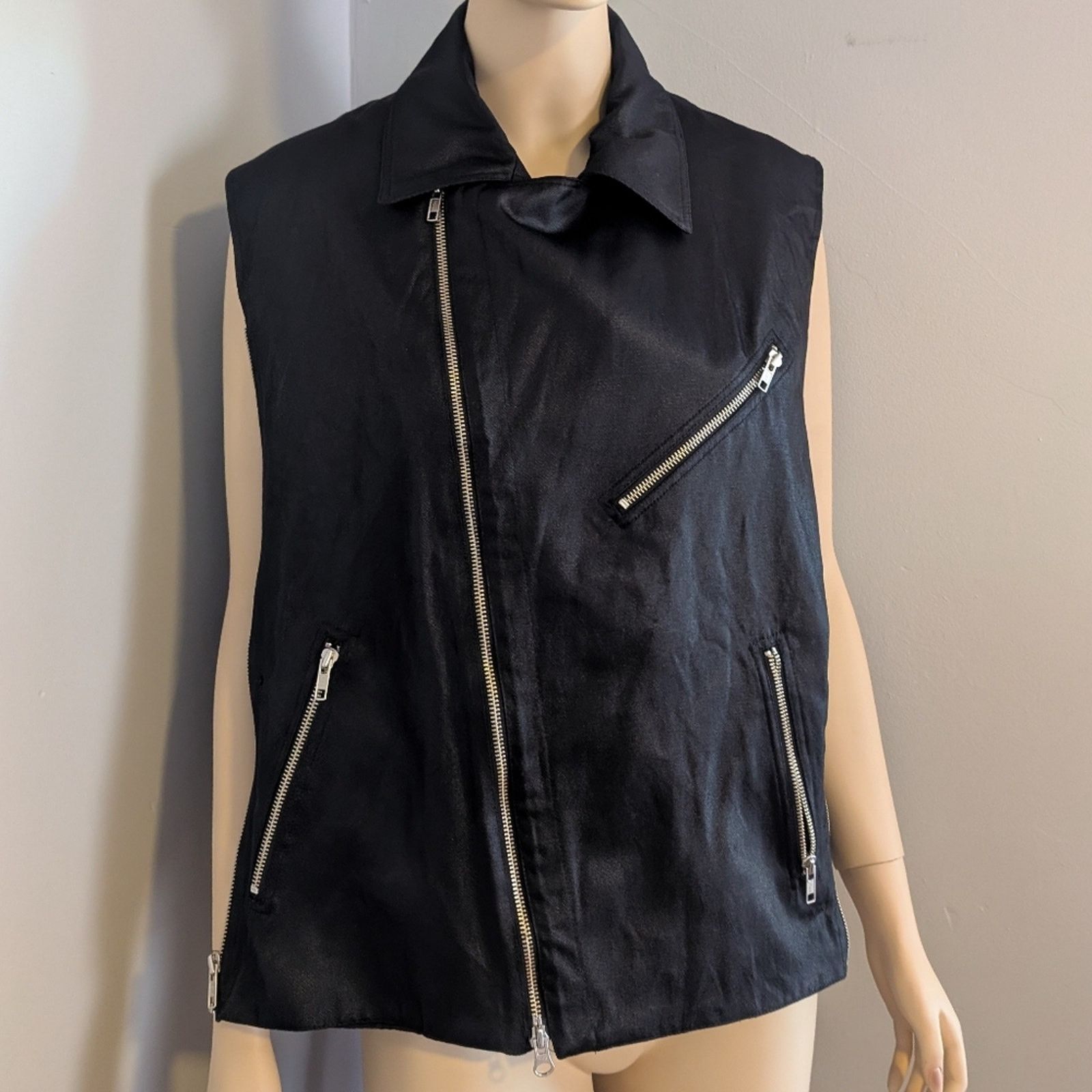 Ann Demeulemeester Vintage Ann Demeulemeester Vest Snaps + Zip Sides 38 EU 6 US Size S / US 4 / IT 40 - 1 Thumbnail