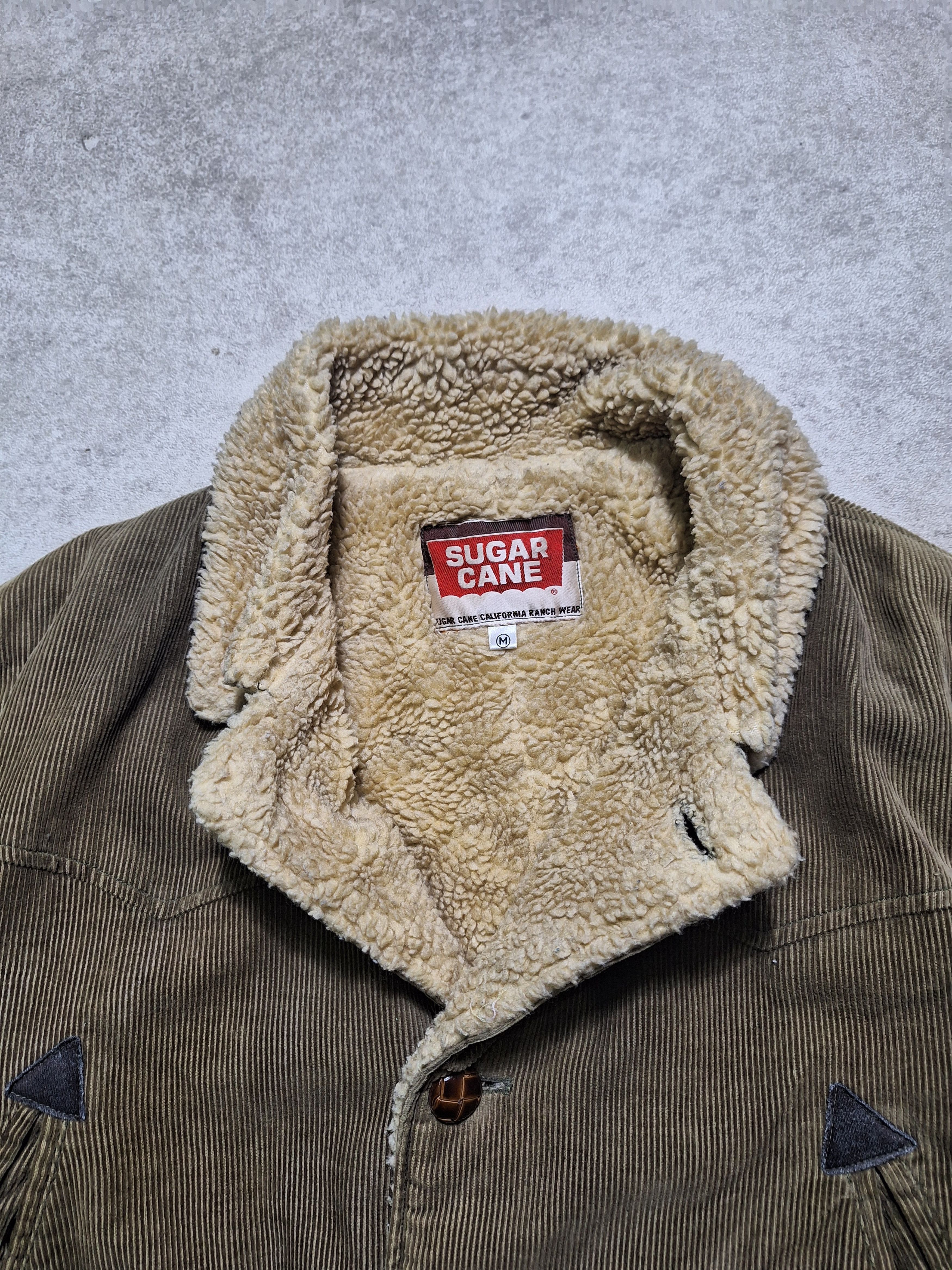 Sugar Cane Vintage Sugar Cane Sherpa Corduroy Jacket Size US M / EU 48-50 / 2 - 2 Thumbnail