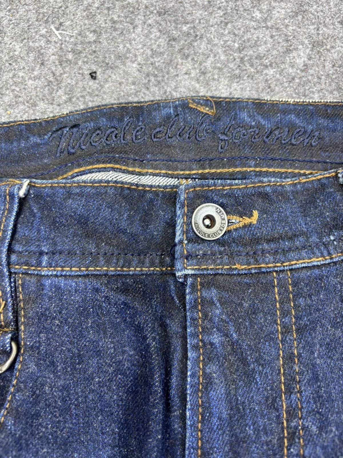Japanese Brand 💥FLARE🔥Insane NCFM Japan Stone Wash Flare Jeans F714 Size US 36 / EU 52 - 12 Thumbnail
