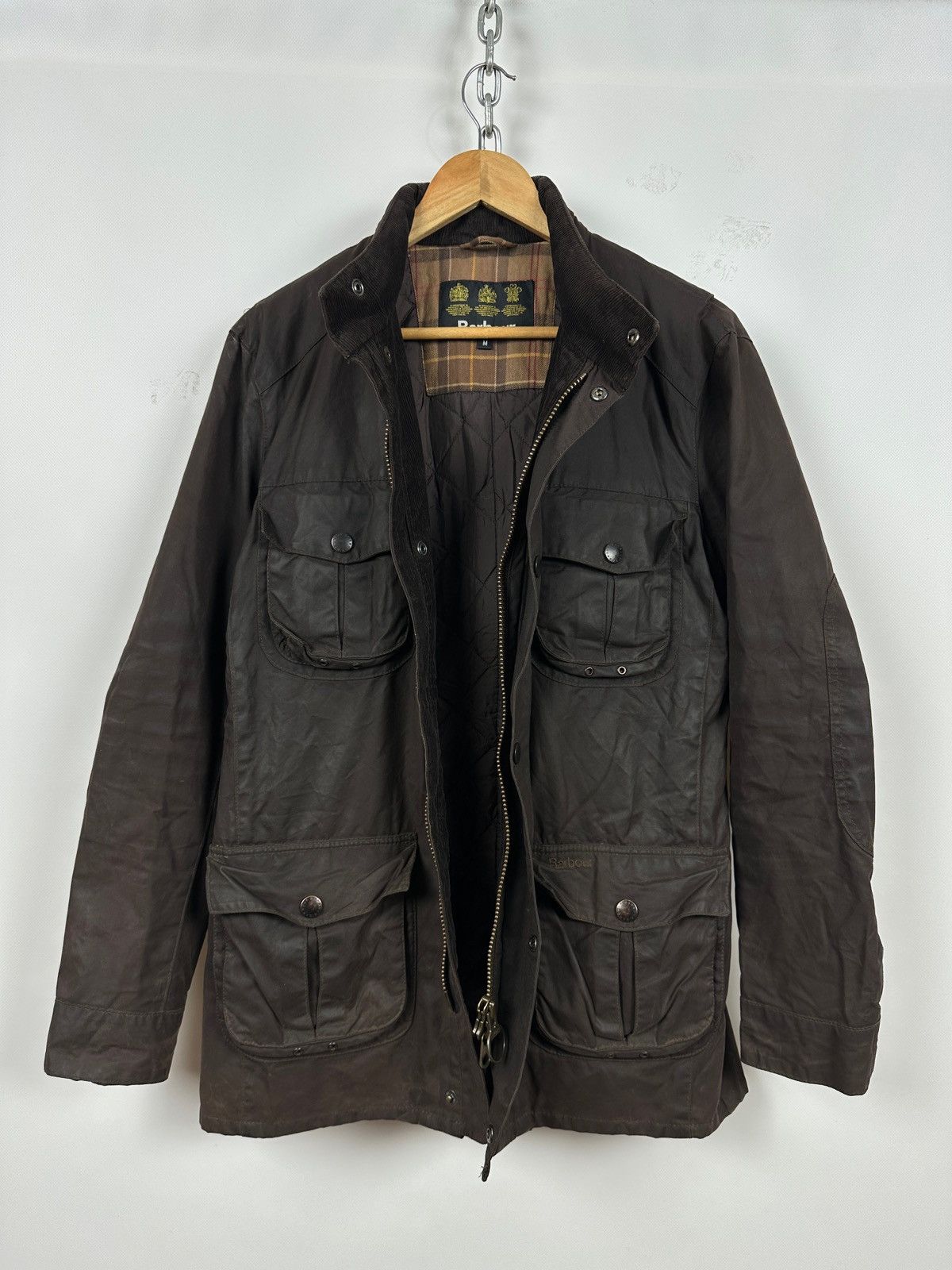 Barbour Barbour Corbridge Brown Waxed Coat Jacket Size US M / EU 48-50 / 2 - 3 Thumbnail