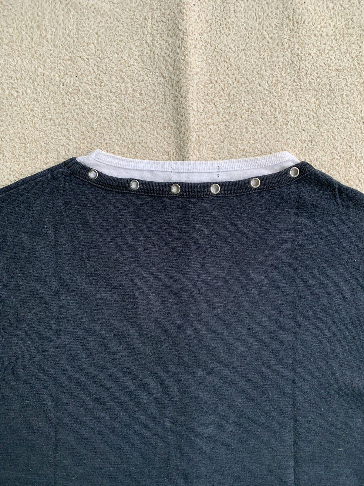 If Six Was Nine × Japanese Brand × Le Grande Bleu (L.G.B.) VTG Virgin Voyage Double Layered Poem T Shirt Size US M / EU 48-50 / 2 - 7 Thumbnail