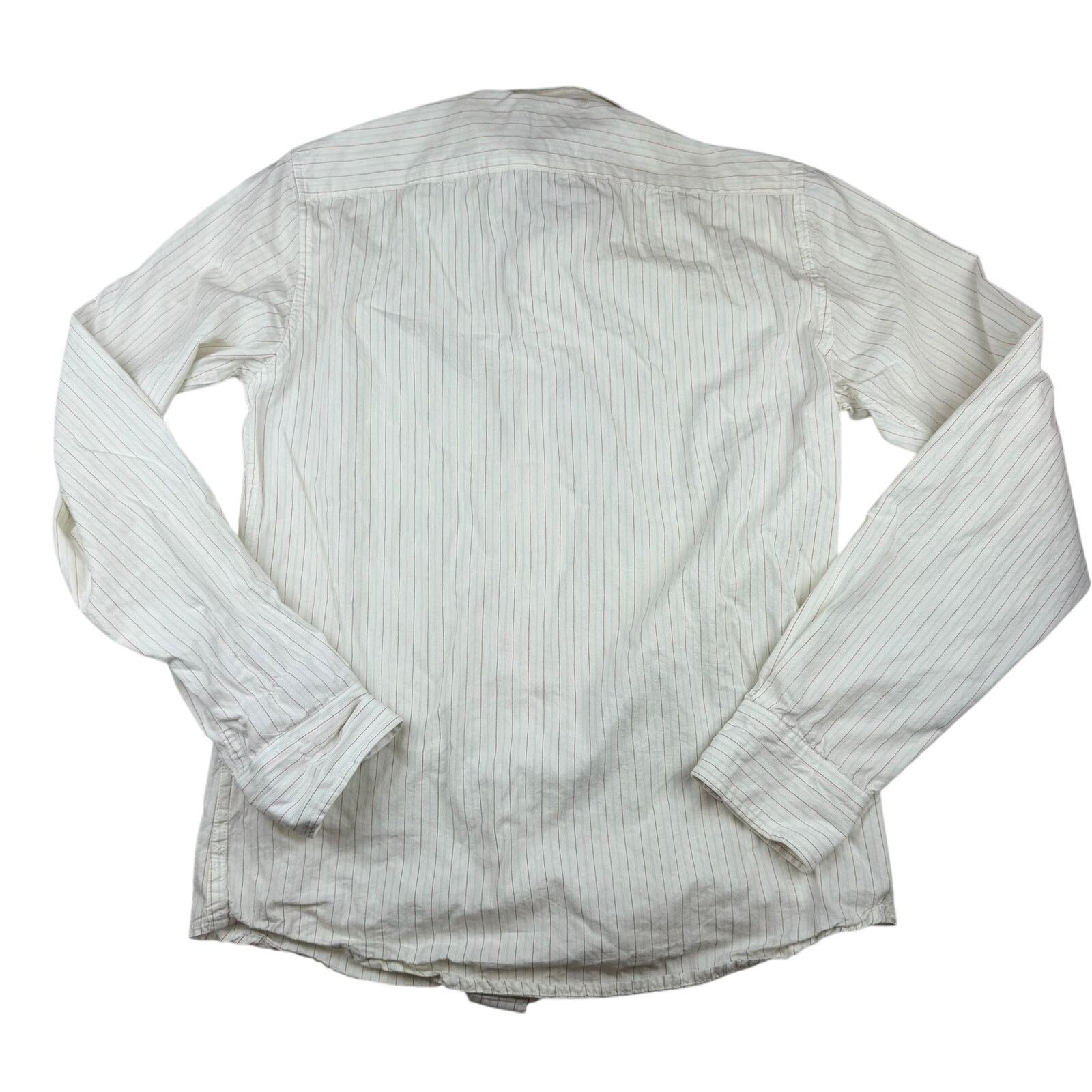 Hollister y2k Hollister Company White Pinstripe Button-Up Shirt S Size S / US 4 / IT 40 - 2 Thumbnail
