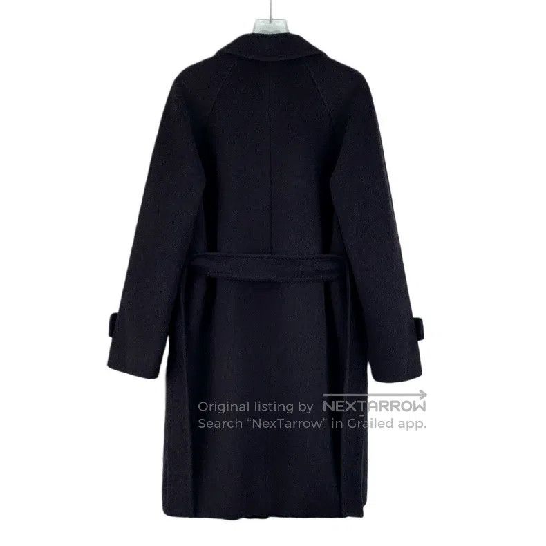 Max Mara Max Mara Black Camel Hair Reversible Long-Sleeve Belted Co Size M / US 6-8 / IT 42-44 - 2 Thumbnail