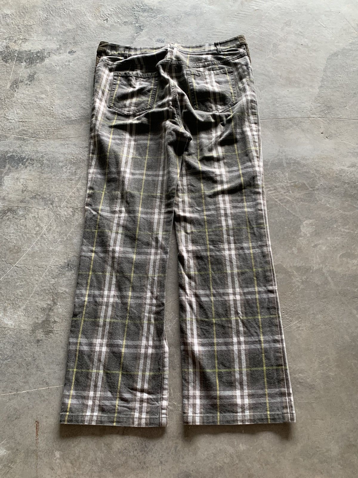 Burberry vintage burberry flannel pant retro gentleman style Size US 33 - 2 Thumbnail