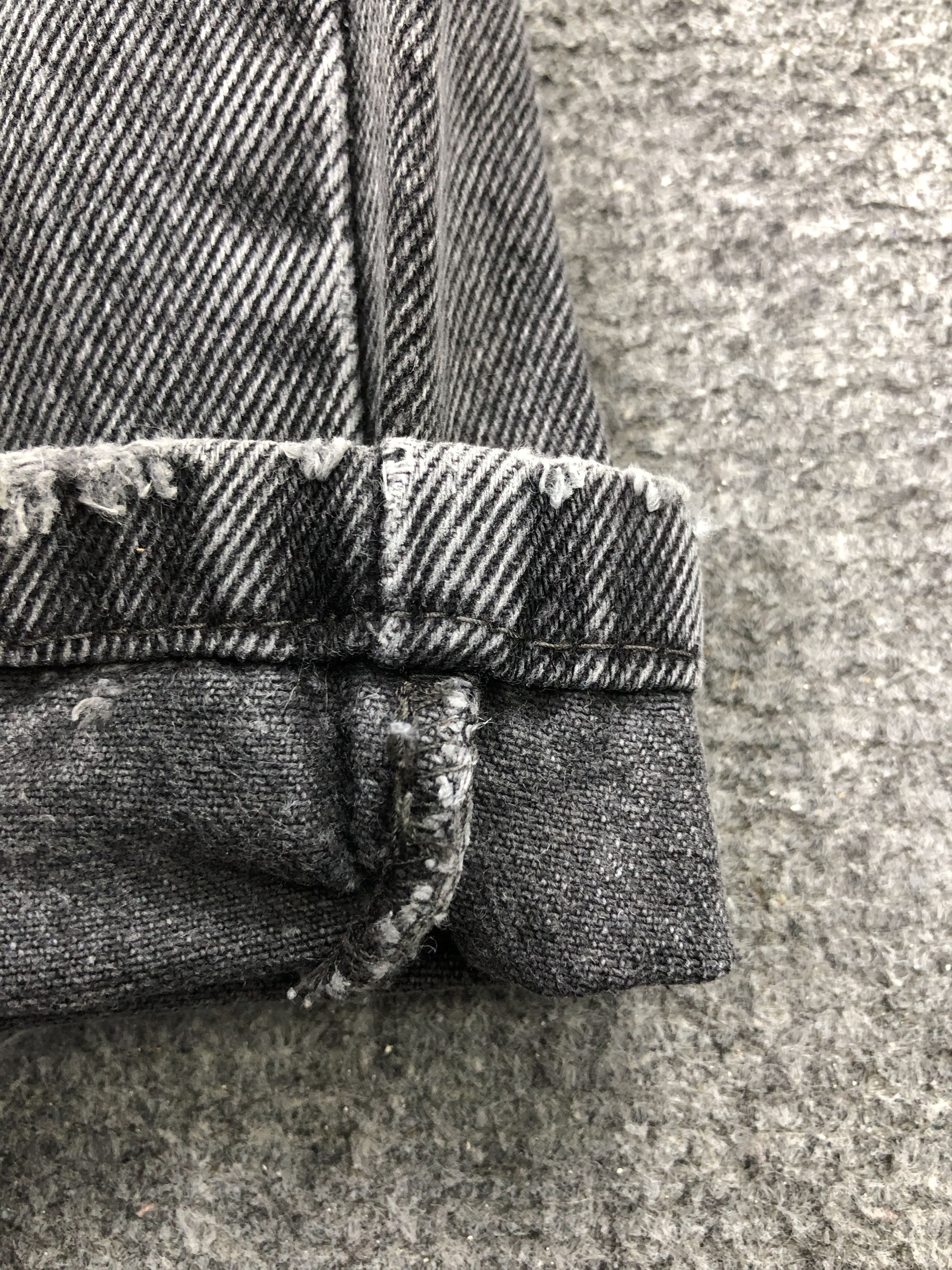 Levi's Vintage Faded Black Levis 505 Denim DP2519 Size US 34 / EU 50 - 9 Thumbnail