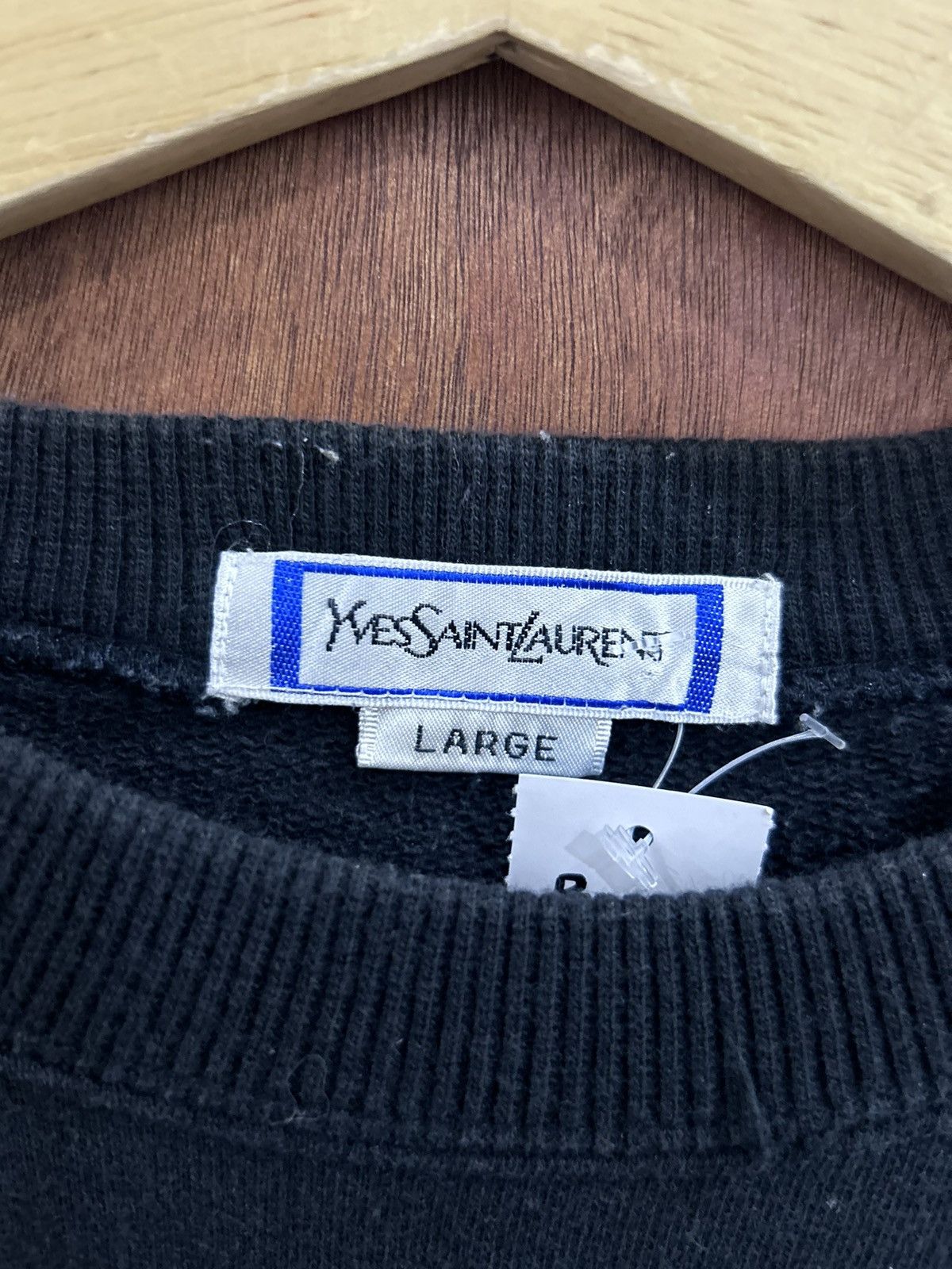 Yves Saint Laurent Vintage Yves Saint Laurent Embroidery Sweatshirt Size US L / EU 52-54 / 3 - 2 Thumbnail