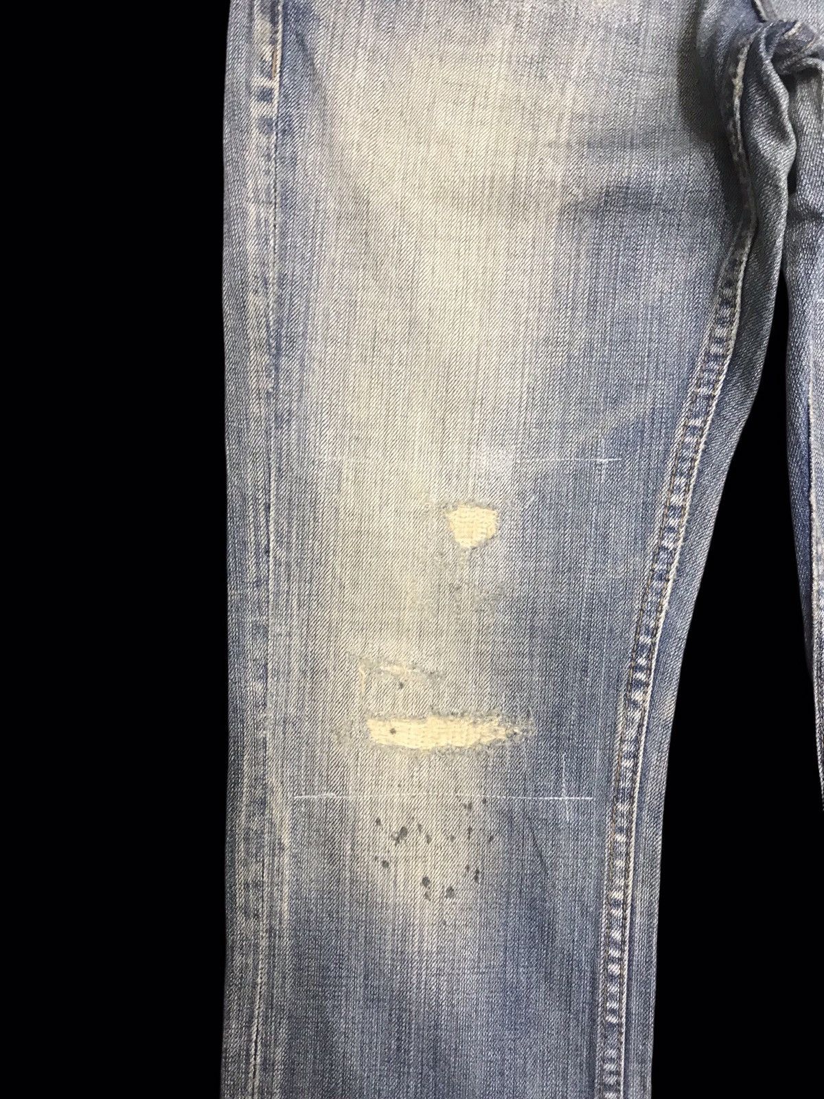 Japanese Brand 💥FLARE💥JackRose Japan Sick Distressed Patchwork Denim F137 Size US 32 / EU 48 - 6 Thumbnail