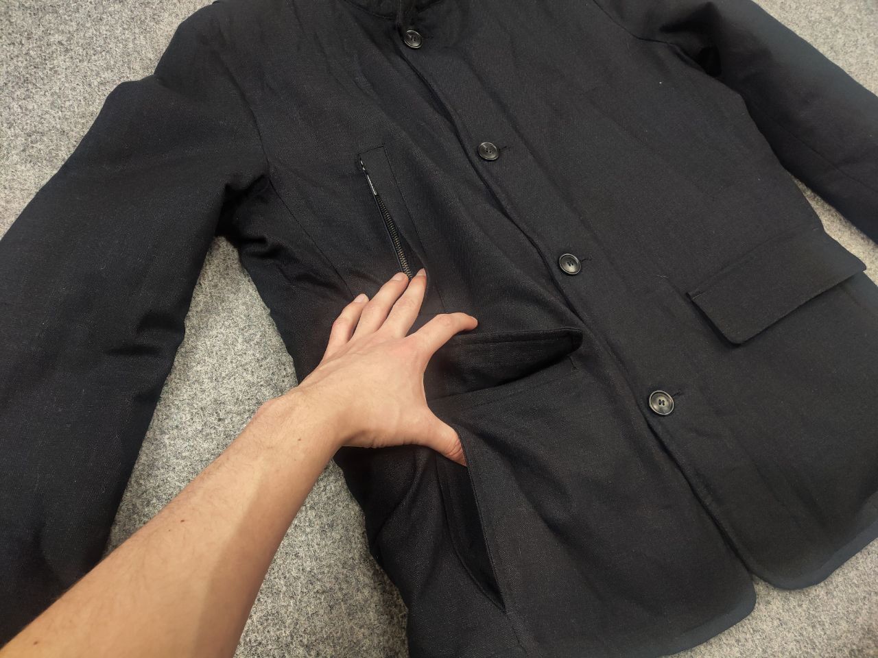 Paul & Shark Paul & Shark Classic Design Insulated Zip Wool Navy Jacket Size US M / EU 48-50 / 2 - 11 Thumbnail