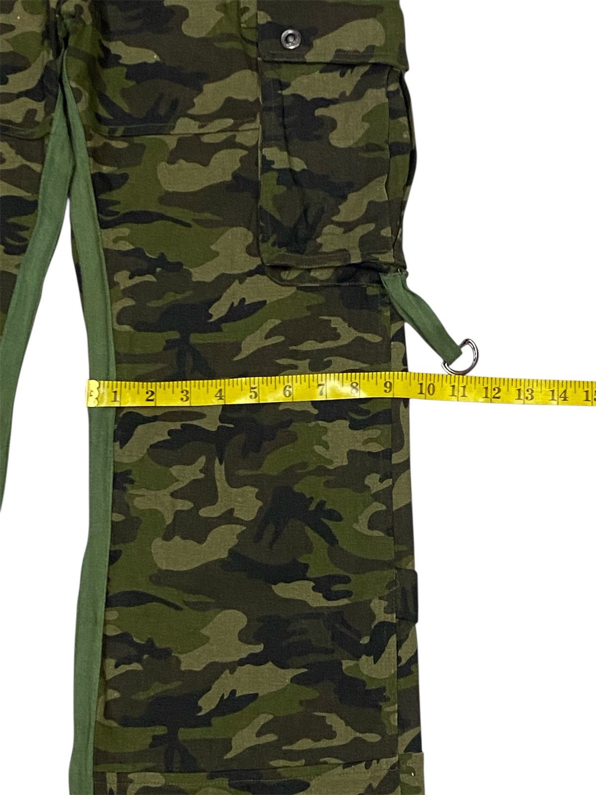 Japanese Brand Vice Fairy Multipocket Stretch Wide Leg Camo Cargo Pants Size US 30 / EU 46 - 20 Thumbnail