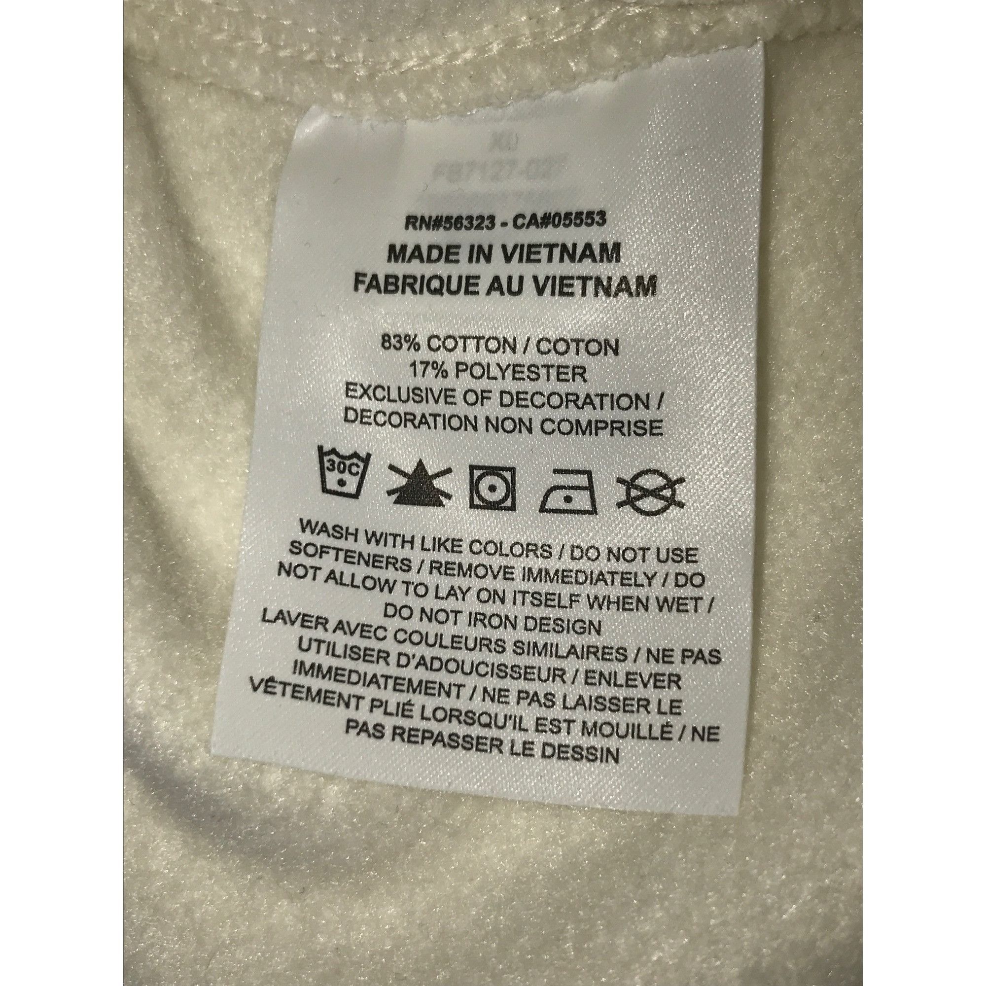 Nike Nike Mens Lebron James Cream Cotton Sweatpants Size US 36 / EU 52 - 3 Thumbnail