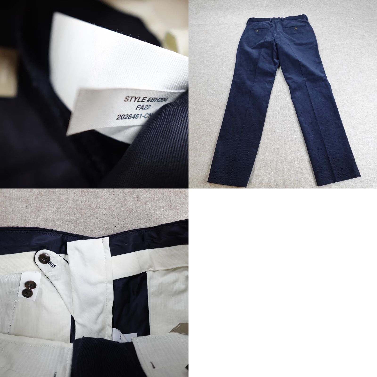 J.Crew J.CREW Pants Slim Blue Corduroy Brisbane Moss Ludlow 30 x 29 Mens Size US 30 / EU 46 - 9 Thumbnail