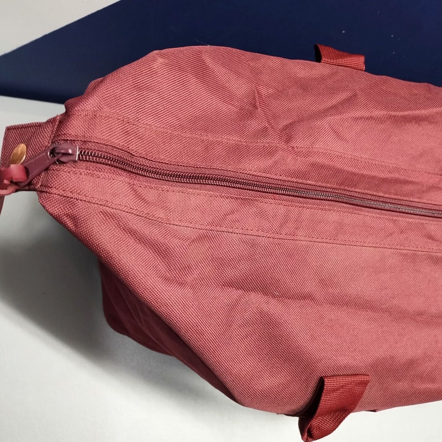 Vintage Kevin Murphy Stylist Duffle Bag Womens Burgundy Canvas Dual Top Handle KMuc2046 Size L / US 10 / IT 46 - 7 Thumbnail
