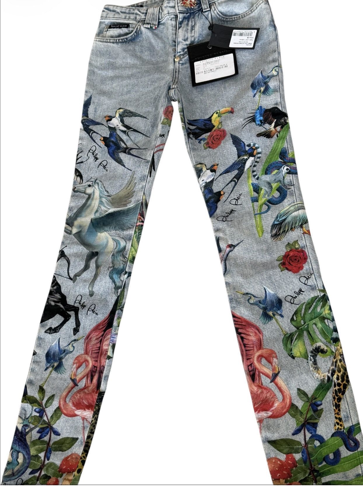 Philipp Plein Philipp Plein Miss Slim Fit “Jungle” Size 26" / US 2 / IT 38 - 8 Thumbnail