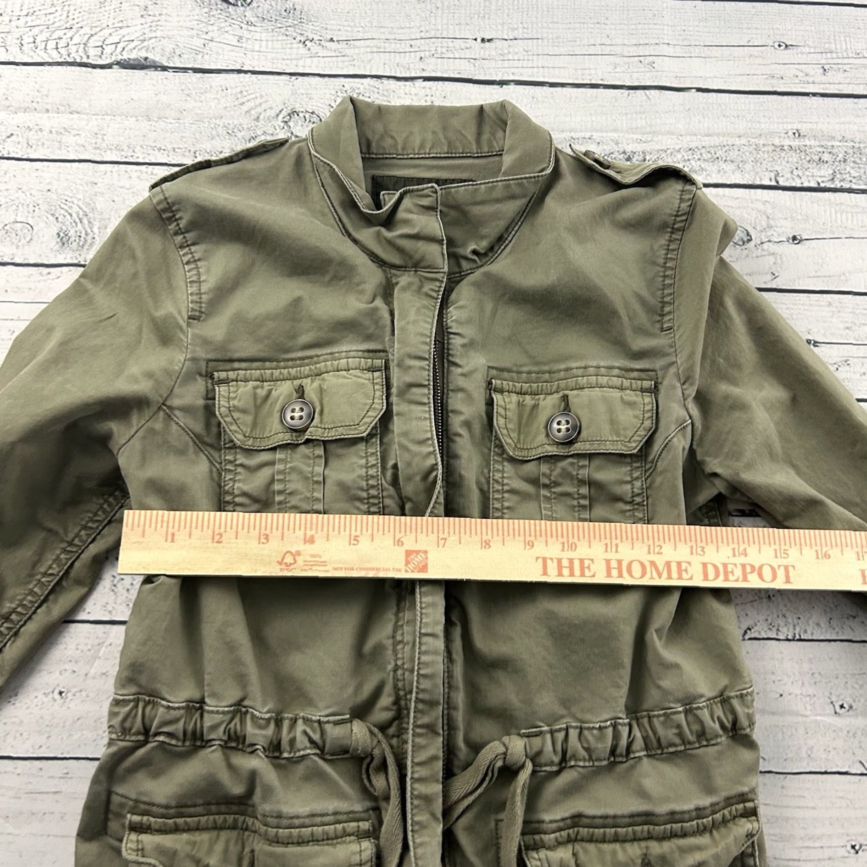 Lucky Brand Lucky Brand Jacket Women S Green Full Zip Snap Button Casual Field Jacket Womens S Green Lucky Brand Jacket - Shirt Size S / US 4 / IT 40 - 3 Thumbnail