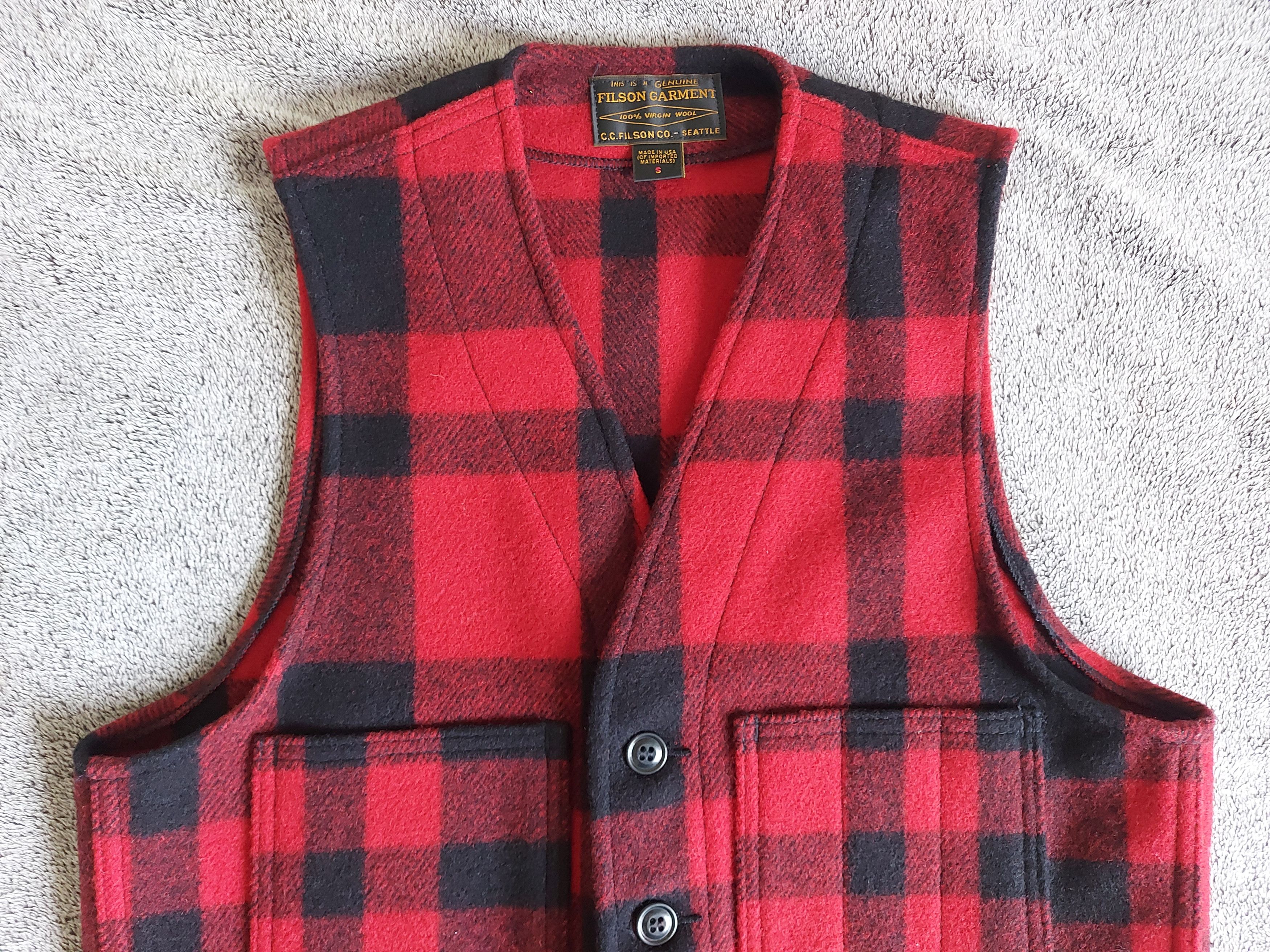 Filson Filson Mackinaw wool vest - size S (fits M) Size US S / EU 44-46 / 1 - 3 Thumbnail