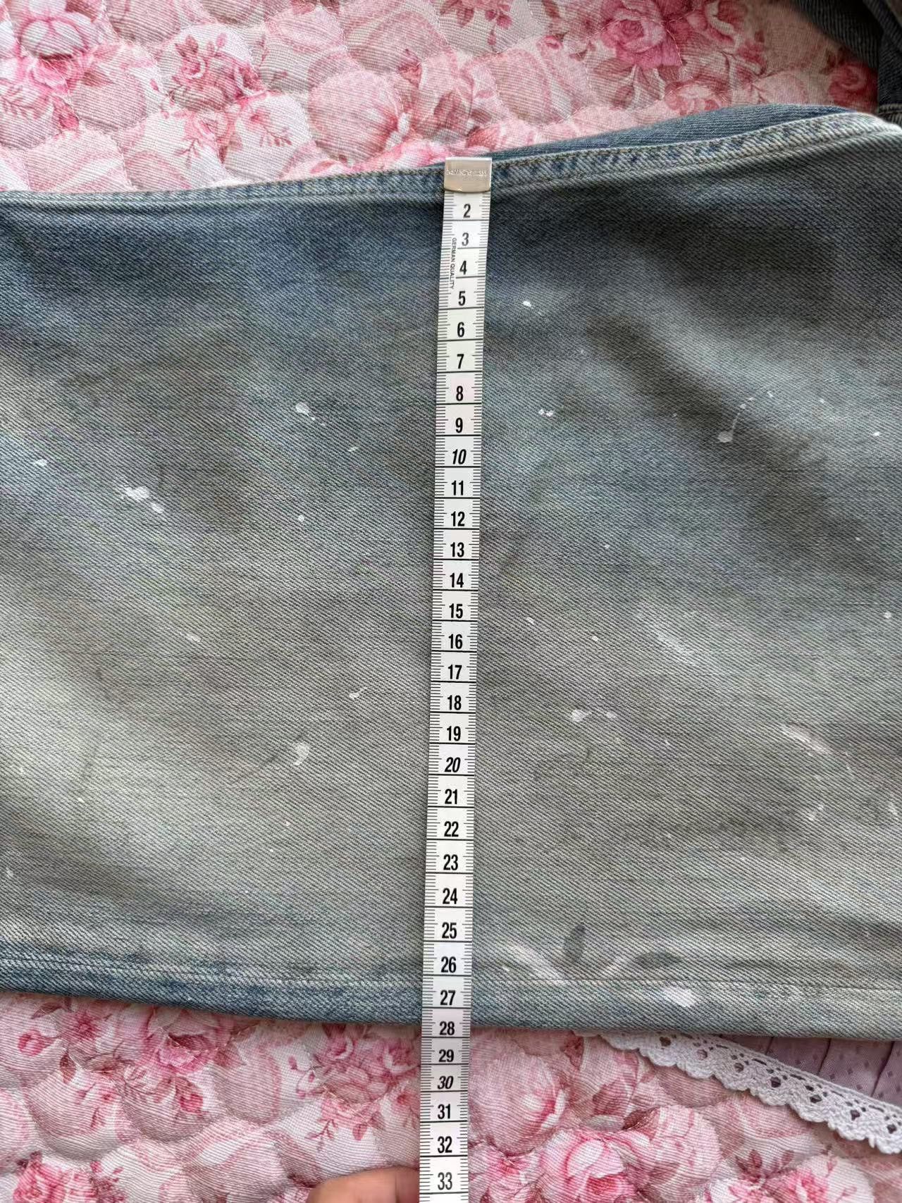 Acne Studios Acne Studios Light blue painted wide-leg jeans Size US 32 / EU 48 - 5 Thumbnail