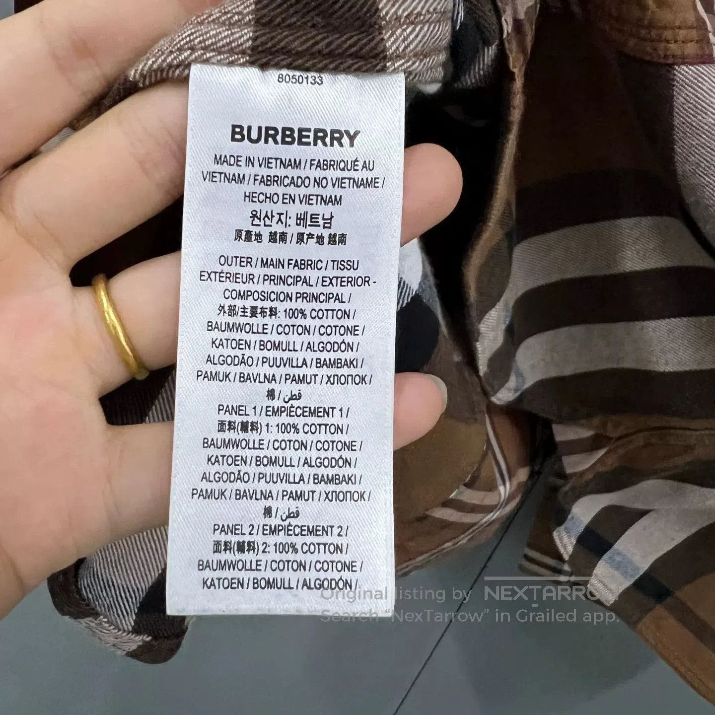 Burberry Burberry Classic Plaid Shirt. Size US M / EU 48-50 / 2 - 4 Thumbnail