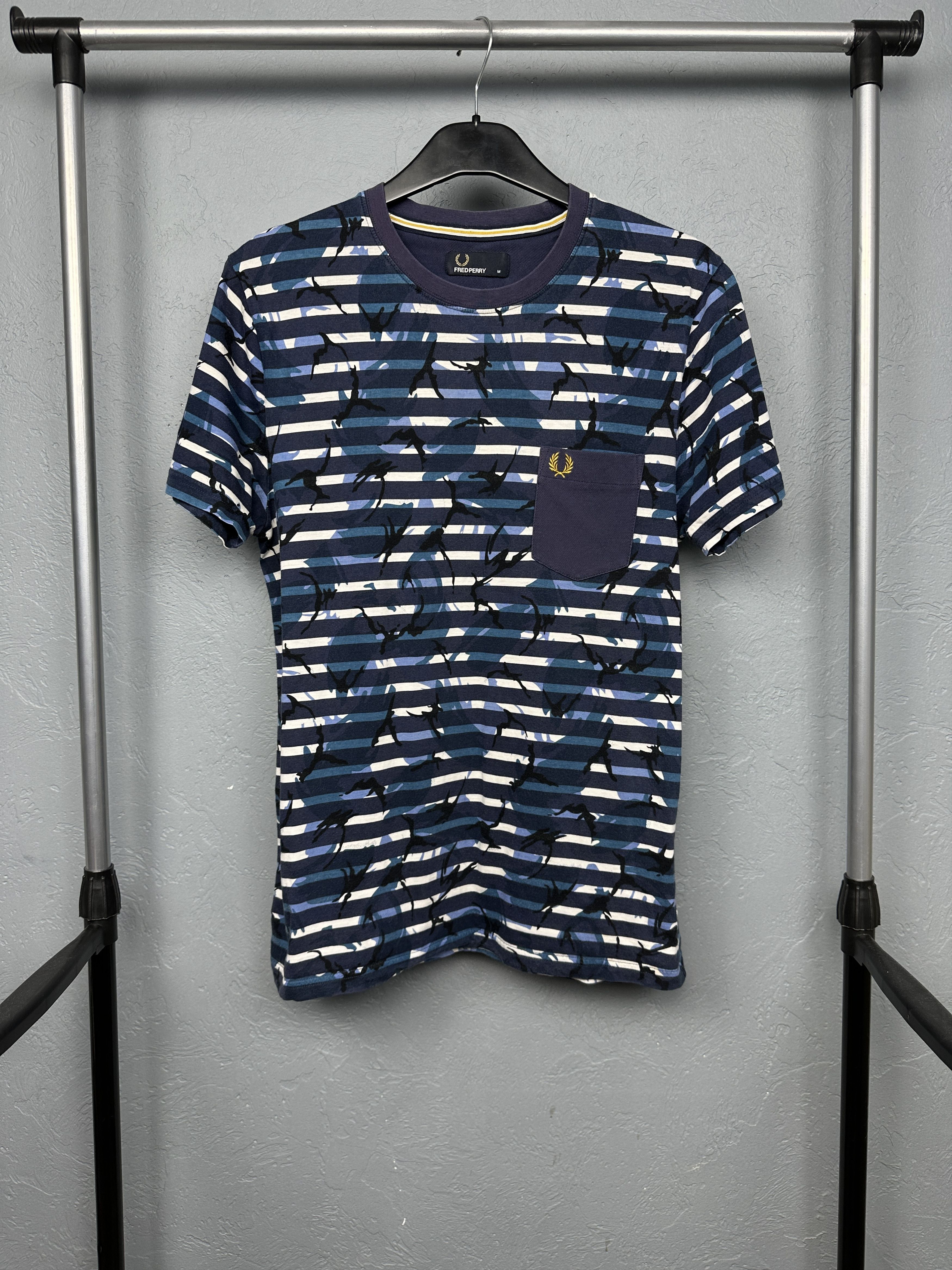 Fred Perry Fred Perry Mens Striped T-Shirt Size US M / EU 48-50 / 2 - 1 Thumbnail