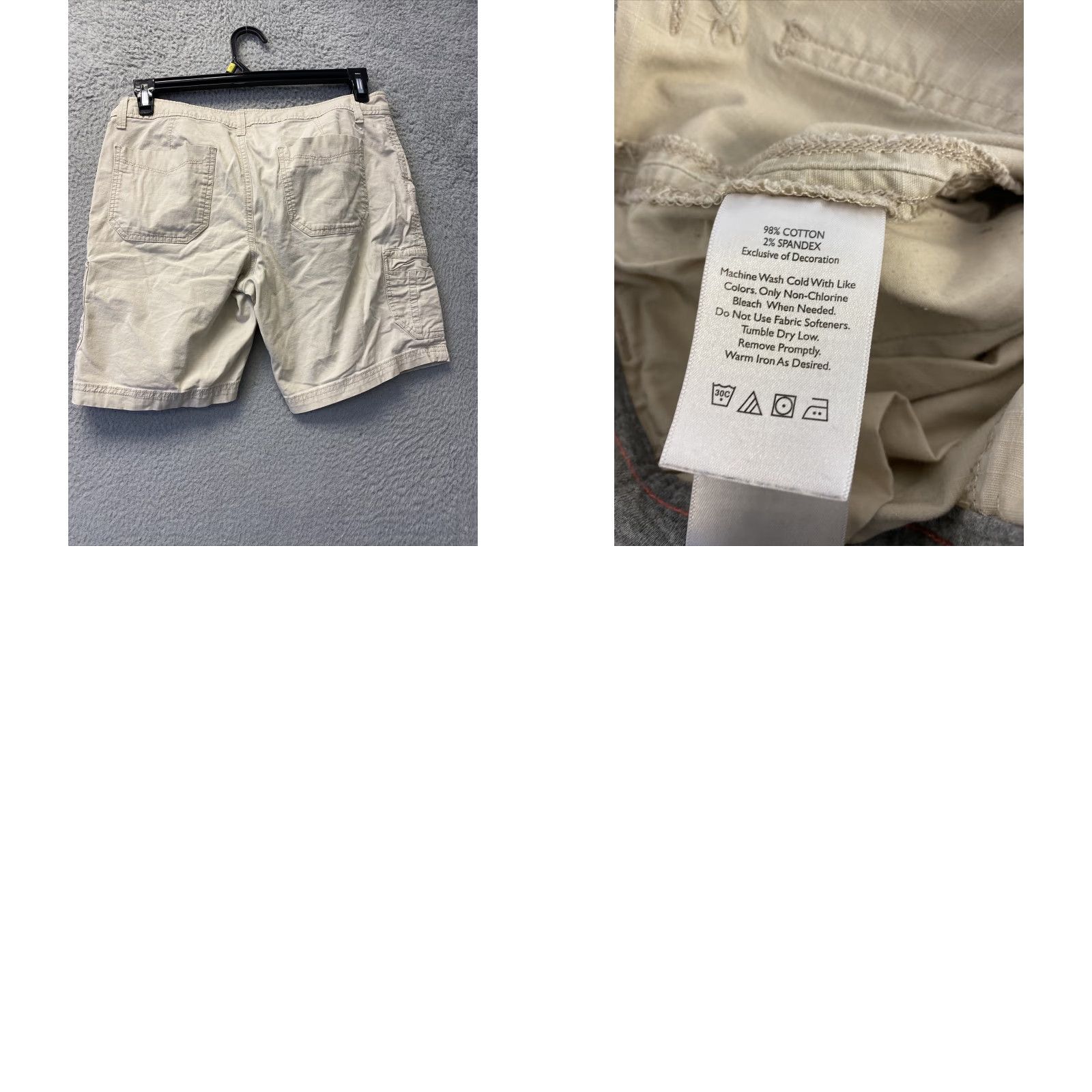 Eddie Bauer Eddie Bauer Classic Fit Chino Shorts Womens 6 Beige Pockets Casual Travel Size 28" / US 6 / IT 42 - 8 Thumbnail