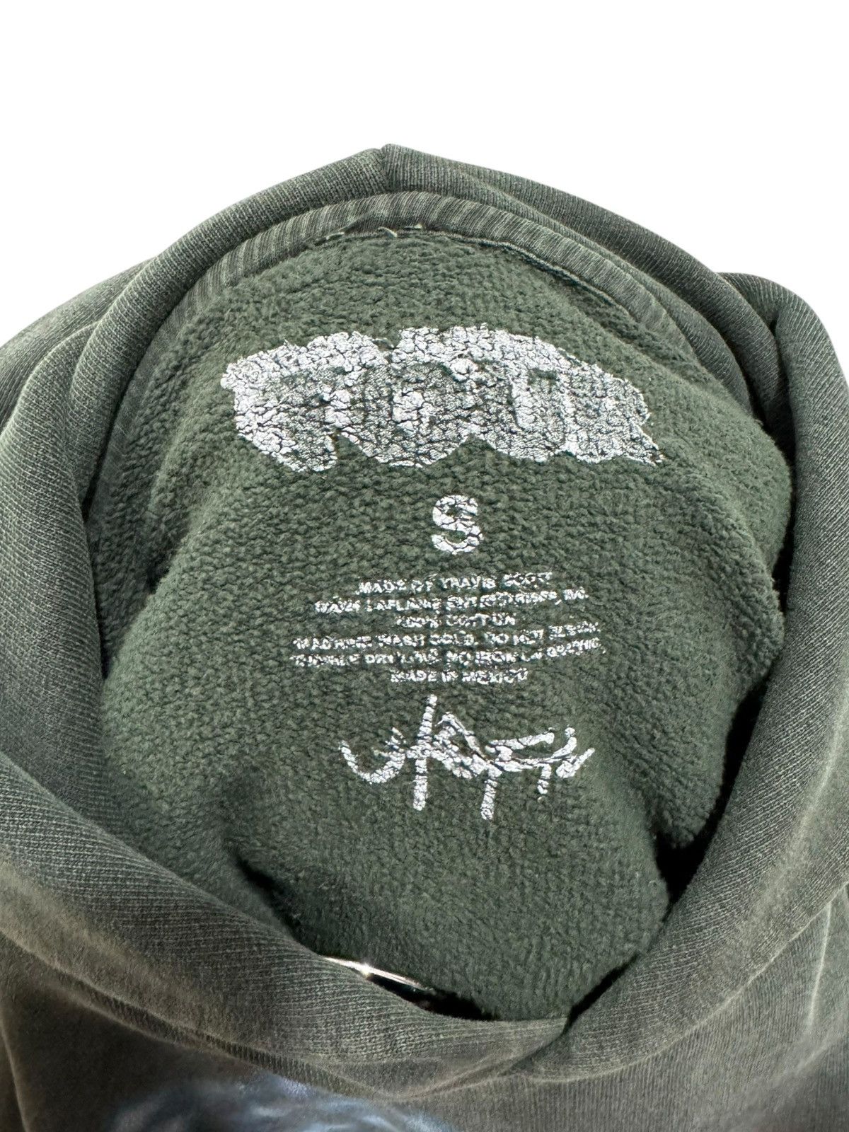 Travis Scott Travis Scott NYC Metlife Exclusive Flag Hoodie Washed Green Size US S / EU 44-46 / 1 - 7 Thumbnail