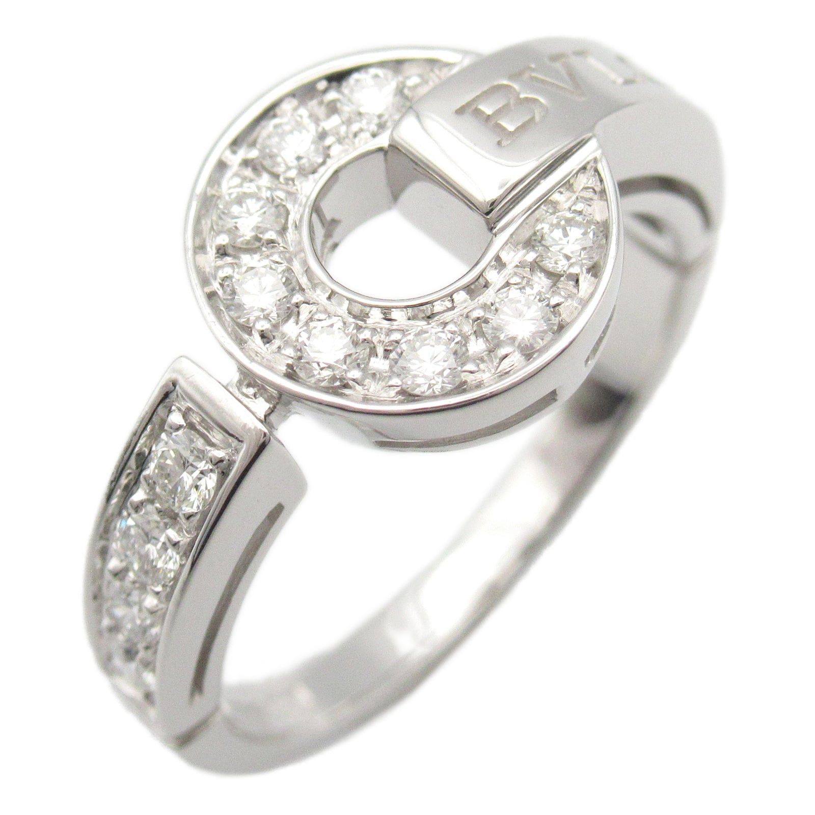 Bvlgari Bvlgari Bulgari Diamond Ring K18Wg (White Gold) Clear Size ONE SIZE - 1 Thumbnail