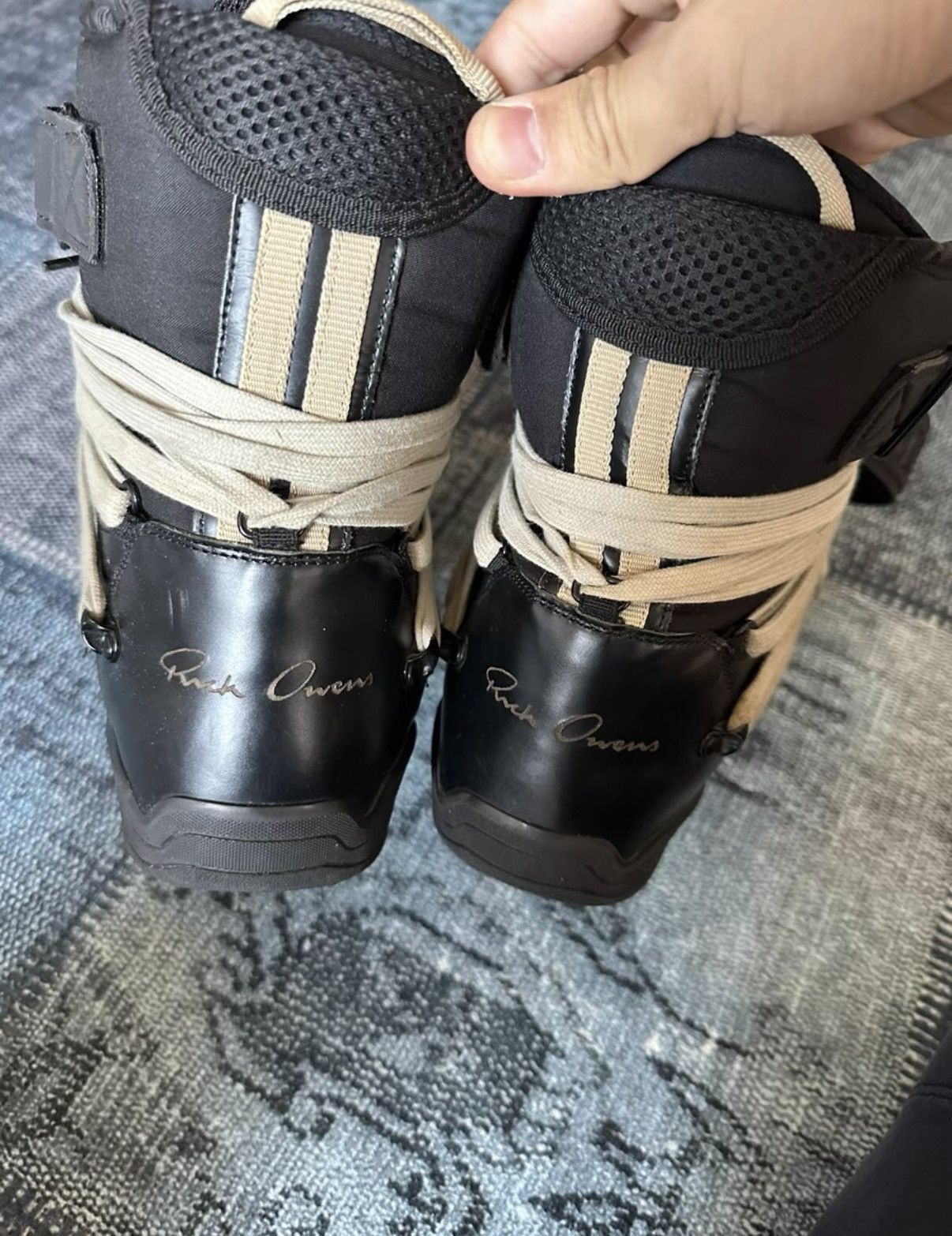 Rick Owens Rick Owens x Moncler collaboration crazy lace snow boots. Size US 8 / EU 41 - 6 Thumbnail
