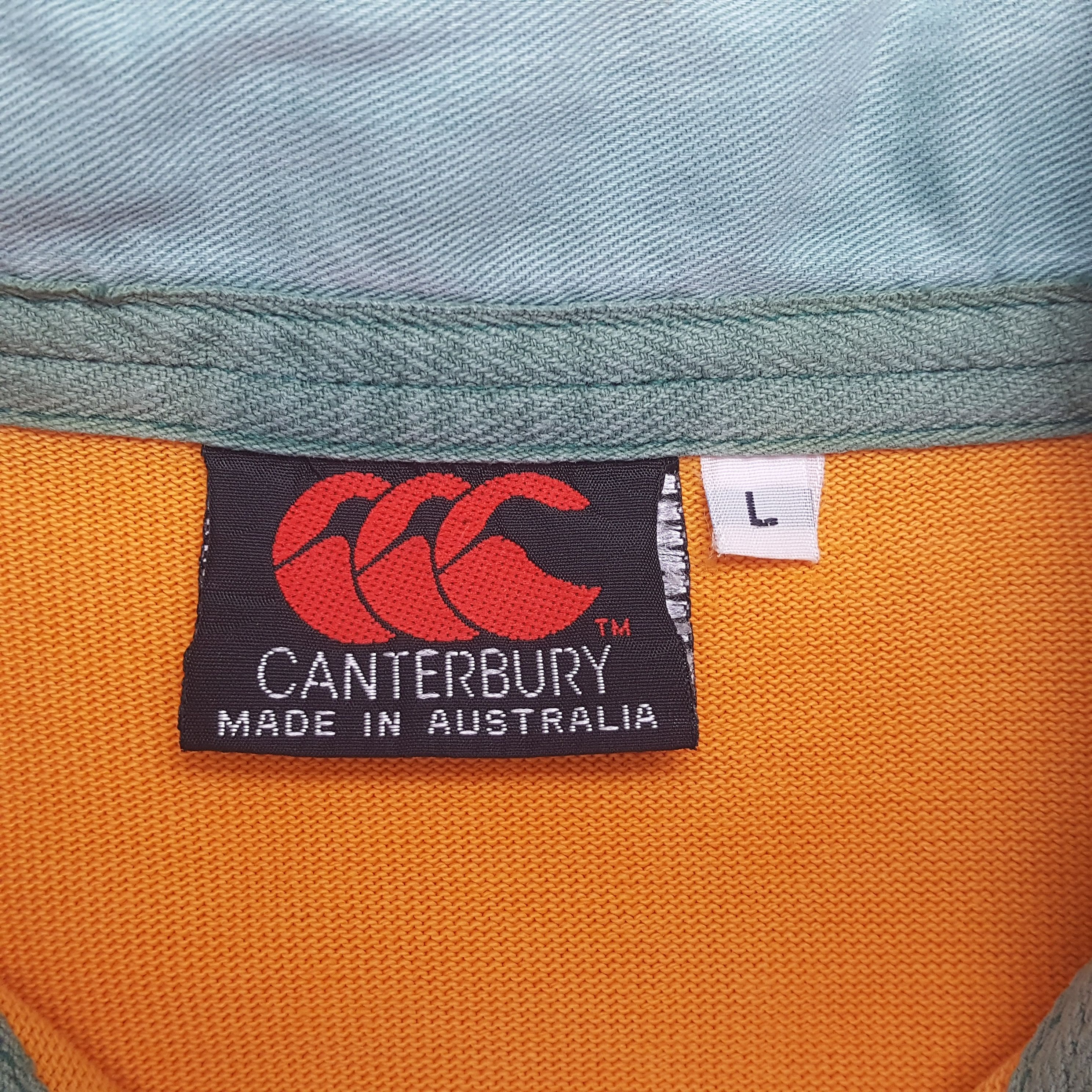Canterbury of New Zealand Vintage Canterbury Wallabies Australia Rugby Jersey RR11 Size US L / EU 52-54 / 3 - 6 Thumbnail