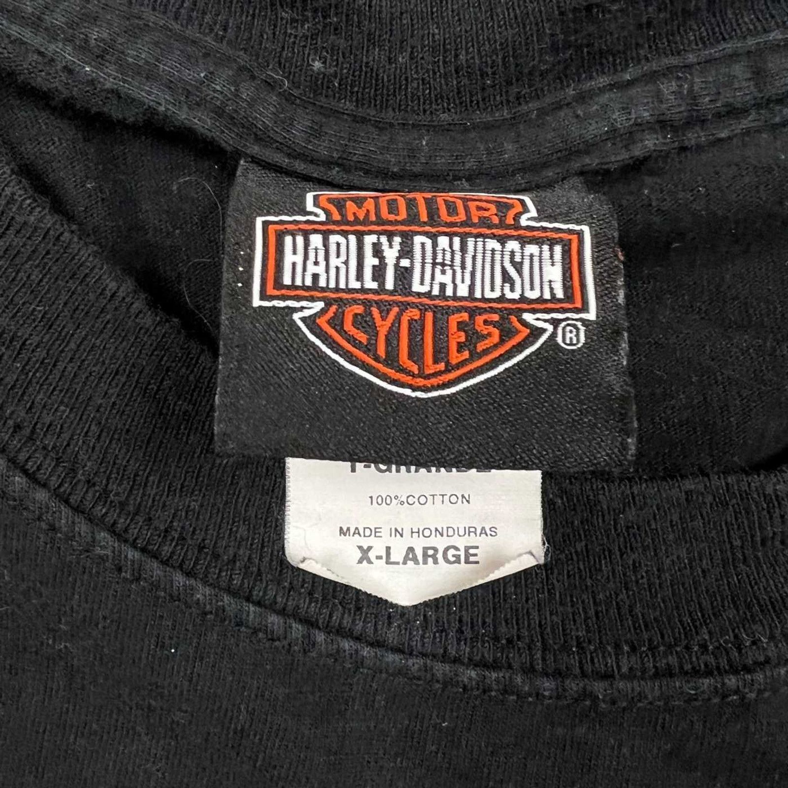 Harley Davidson × Vintage 2015 Harley Davidson T Shirt Old School Motorcycle Biker Tee Size US XL / EU 56 / 4 - 7 Thumbnail