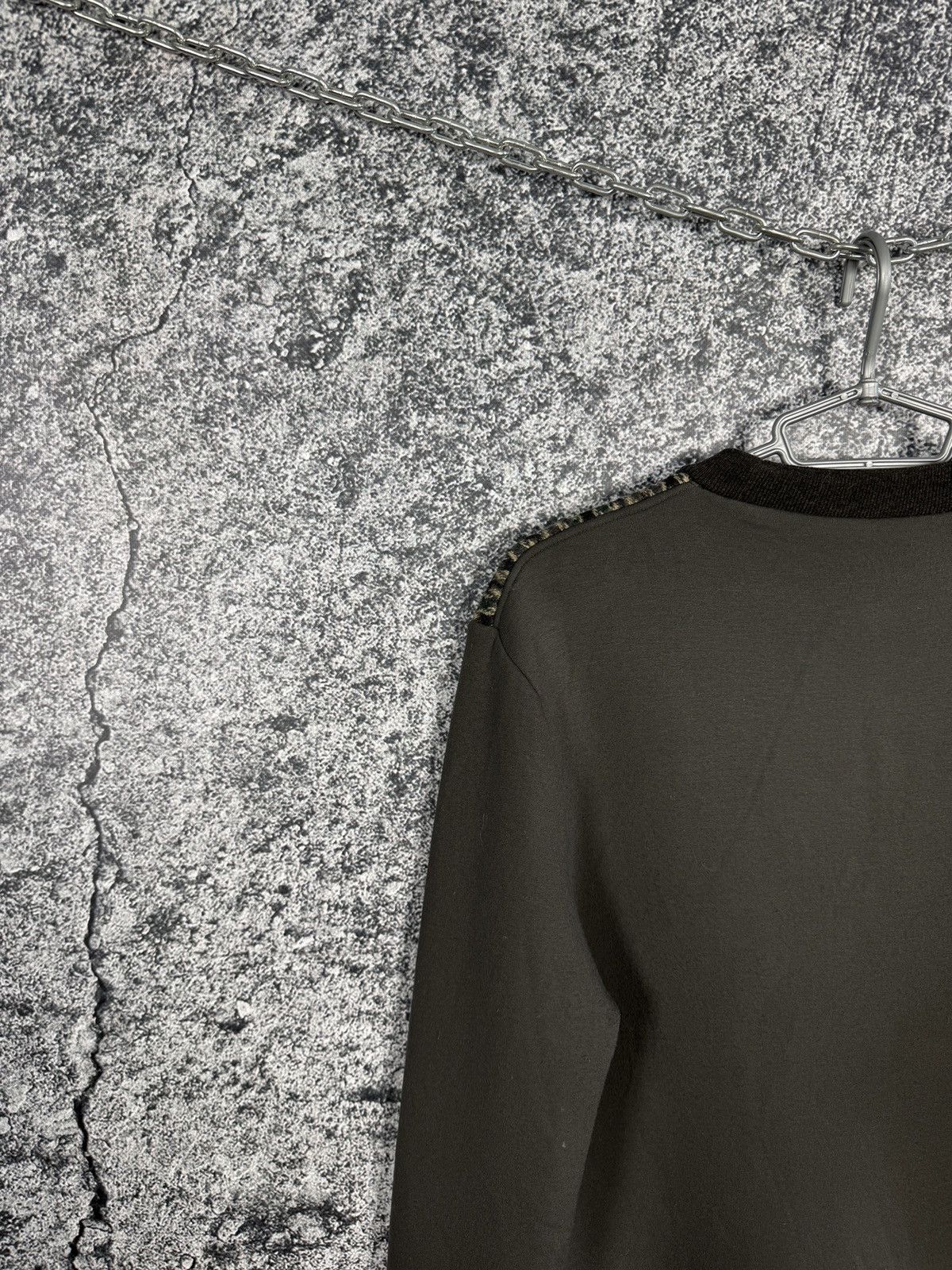 Neil Barrett Men’s Neil Barrett Tweed Panel Sweater Pullover Size M Size US M / EU 48-50 / 2 - 11 Thumbnail