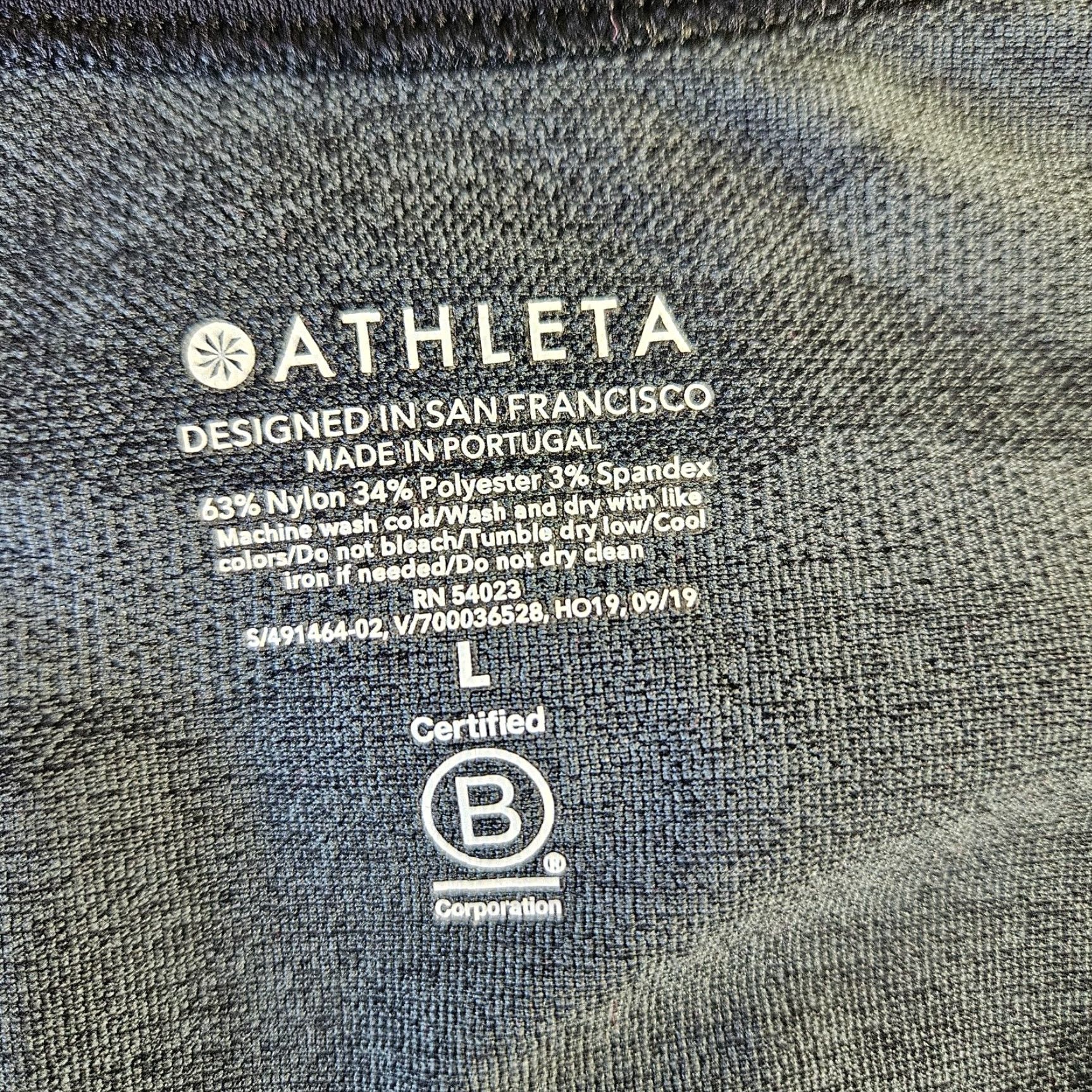 Athleta Athleta Womens Speedlight Camo Top L Black Long Sleeve Shirt Pullover Activewear Modern Basic Size L / US 10 / IT 46 - 5 Thumbnail