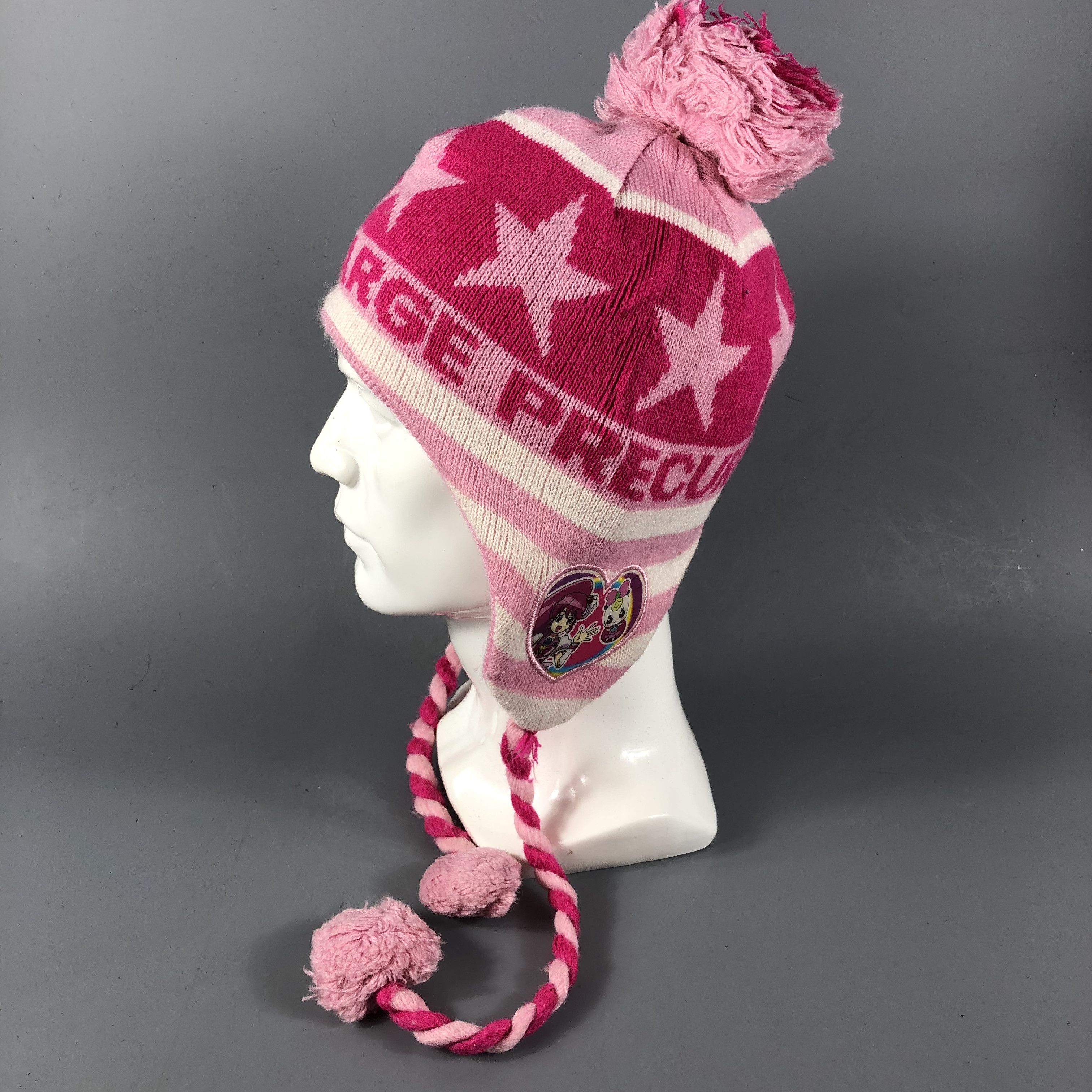 Japanese Brand Earflap Bobble Kawaii Anime Beanie Snowcap Snow Hat B809 Size ONE SIZE - 2 Thumbnail