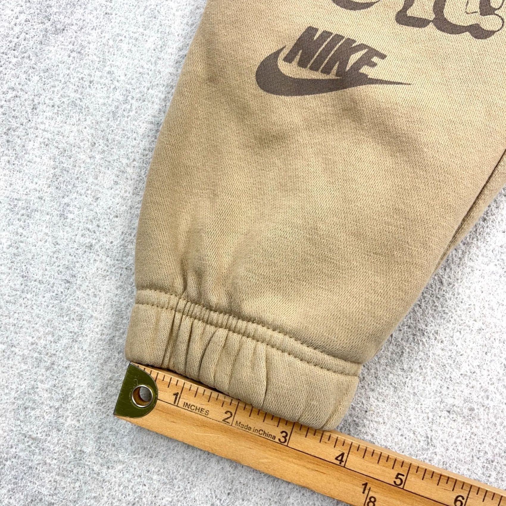 Nike Nike Sweatpants Men Small Brown Club FLeece Open Air Performance Tapered AOP Regular Size US 29 - 6 Thumbnail