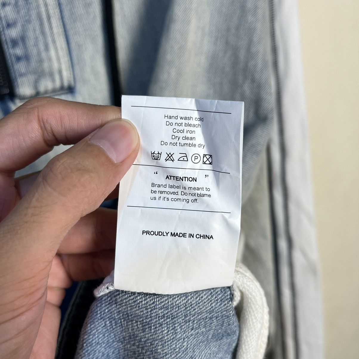 Other Indice Studio SS19 Deconstructed Washed Blue & Ivry Half Zip Size US M / EU 48-50 / 2 - 11 Thumbnail